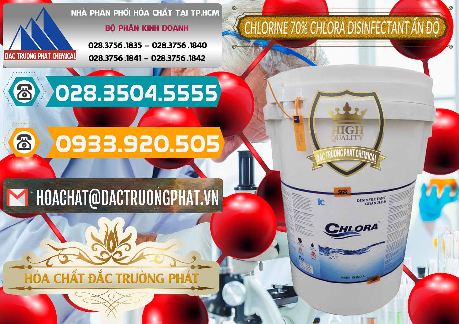 Nơi cung cấp và bán Chlorine – Clorin 70% Chlora Disinfectant Ấn Độ India - 0213 - Nhà cung cấp và phân phối hóa chất tại TP.HCM - congtyhoachat.vn