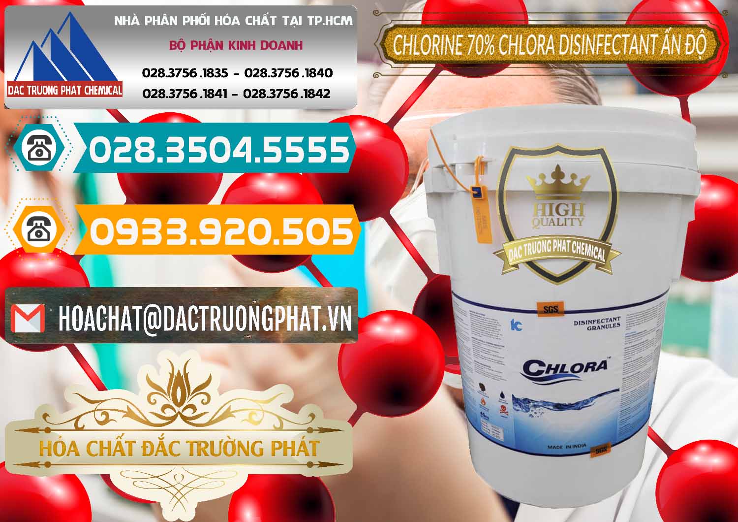 Chuyên phân phối _ bán Chlorine – Clorin 70% Chlora Disinfectant Ấn Độ India - 0213 - Chuyên bán - cung cấp hóa chất tại TP.HCM - congtyhoachat.vn
