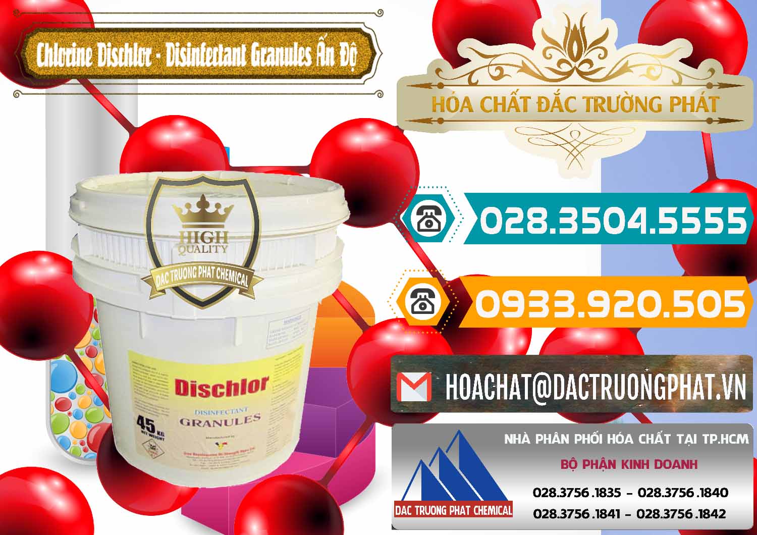 Nơi chuyên bán _ cung cấp Chlorine – Clorin 70% Dischlor - Disinfectant Granules Ấn Độ India - 0248 - Nơi chuyên kinh doanh _ cung cấp hóa chất tại TP.HCM - congtyhoachat.vn