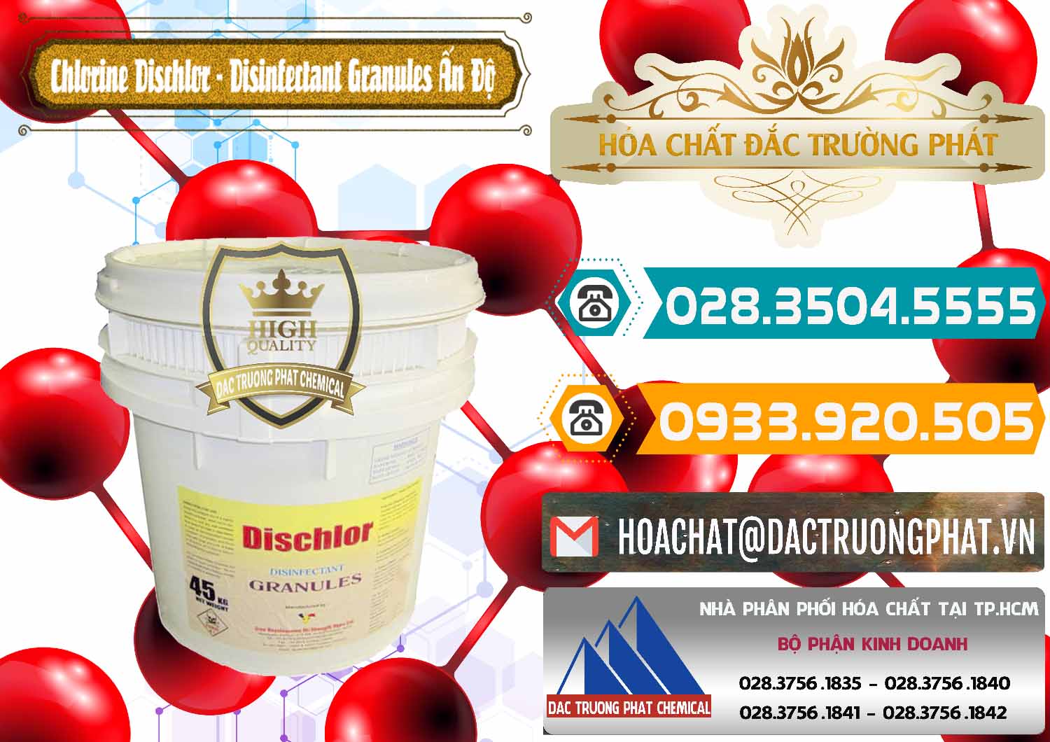 Chuyên kinh doanh - bán Chlorine – Clorin 70% Dischlor - Disinfectant Granules Ấn Độ India - 0248 - Công ty cung cấp và bán hóa chất tại TP.HCM - congtyhoachat.vn