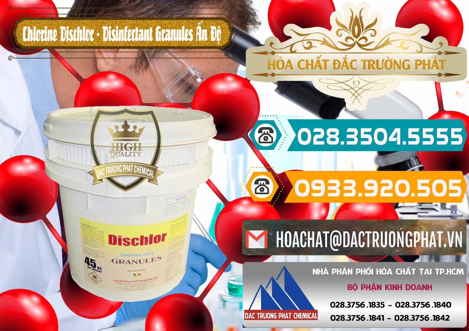Chuyên bán _ cung ứng Chlorine – Clorin 70% Dischlor - Disinfectant Granules Ấn Độ India - 0248 - Cty chuyên kinh doanh ( phân phối ) hóa chất tại TP.HCM - congtyhoachat.vn