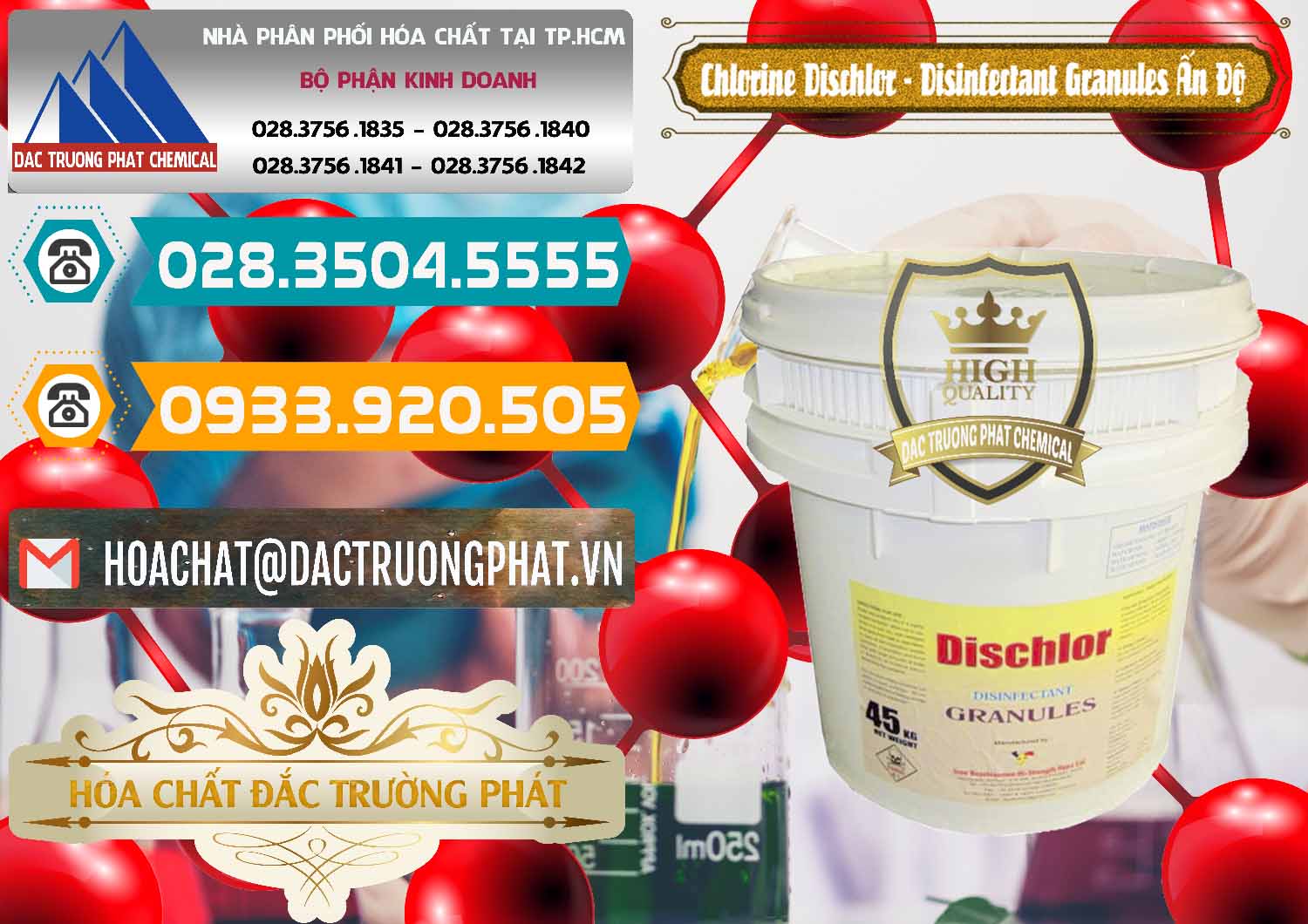 Chuyên bán và cung cấp Chlorine – Clorin 70% Dischlor - Disinfectant Granules Ấn Độ India - 0248 - Nơi phân phối - nhập khẩu hóa chất tại TP.HCM - congtyhoachat.vn