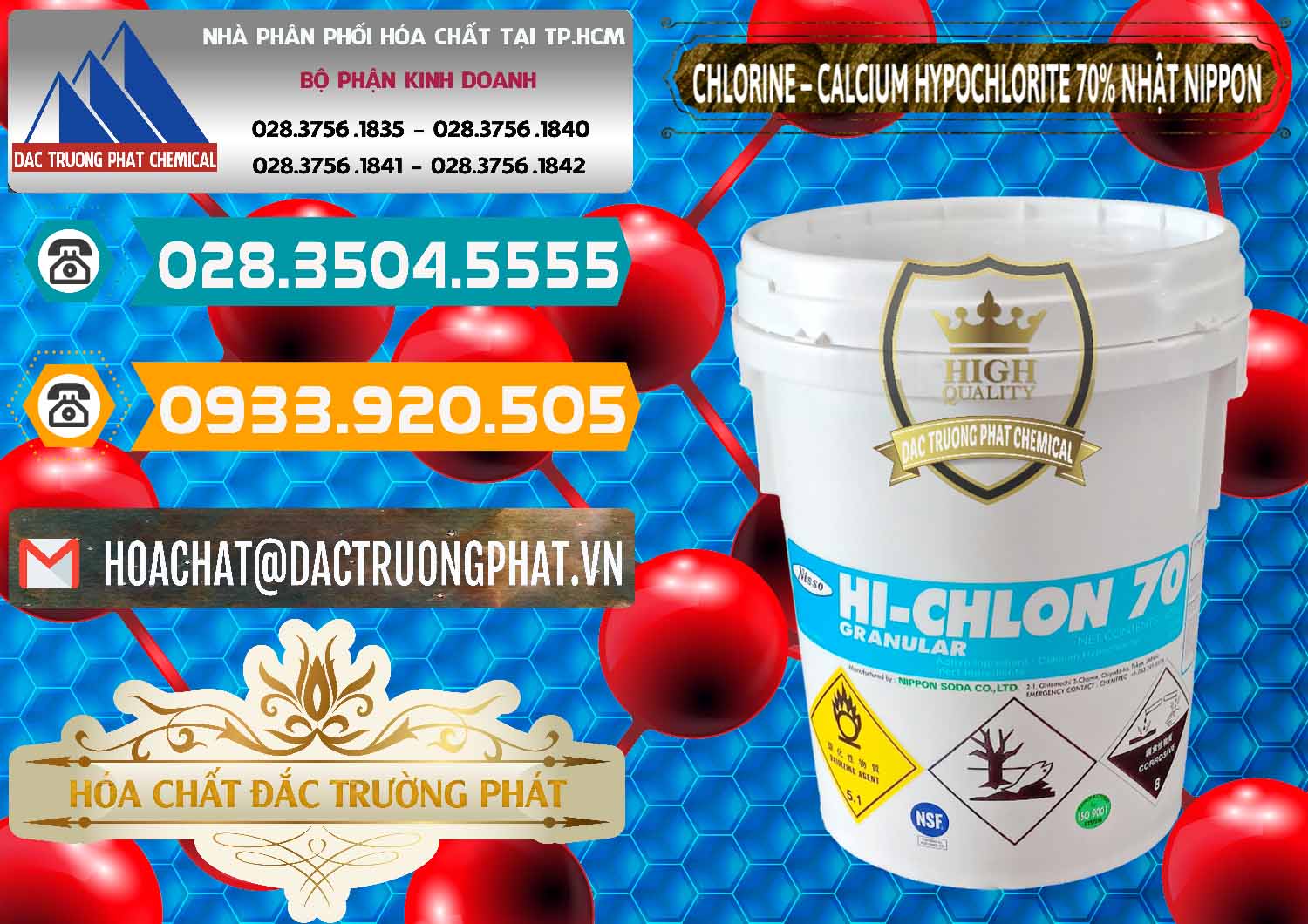 Đơn vị phân phối ( bán ) Clorin – Chlorine 70% Nippon Soda Nhật Bản Japan - 0055 - Cty cung cấp - nhập khẩu hóa chất tại TP.HCM - congtyhoachat.vn