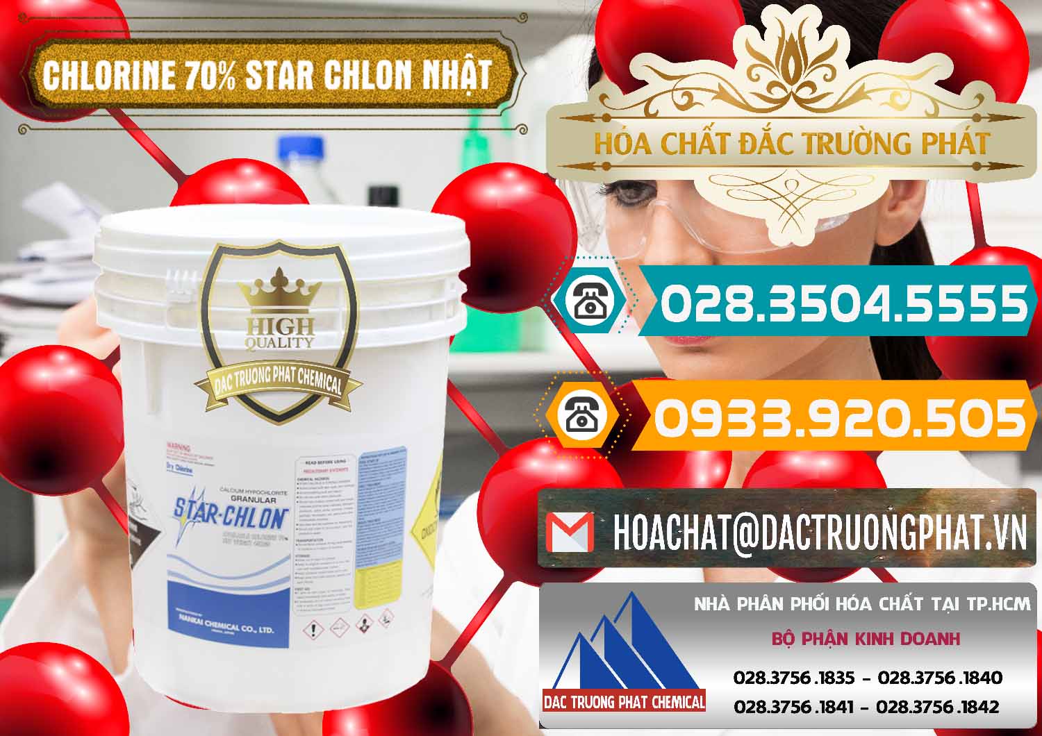 Đơn vị nhập khẩu _ bán Clorin – Chlorine 70% Star Chlon Nhật Bản Japan - 0243 - Đơn vị chuyên phân phối _ bán hóa chất tại TP.HCM - congtyhoachat.vn
