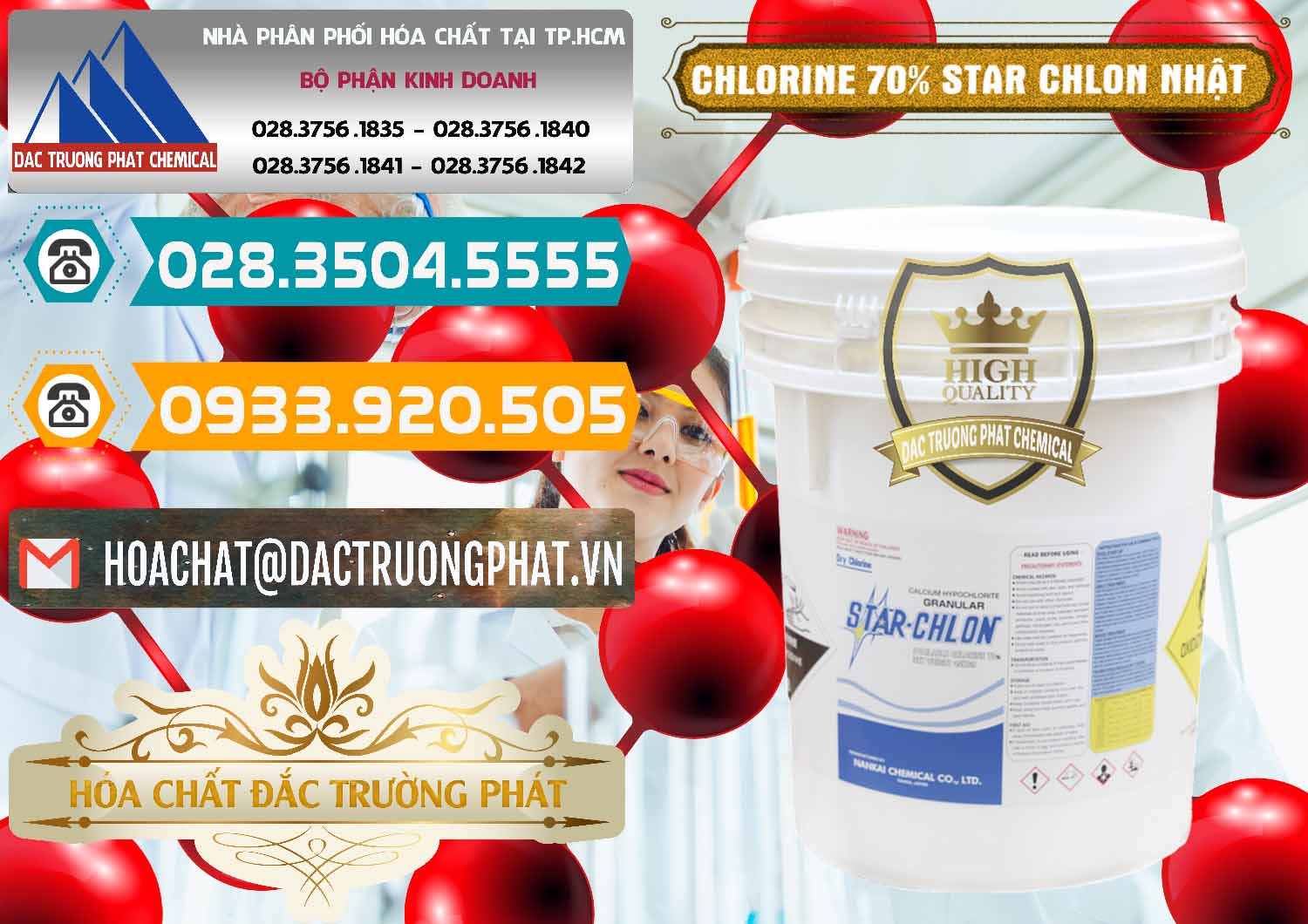 Chuyên bán - phân phối Clorin – Chlorine 70% Star Chlon Nhật Bản Japan - 0243 - Đơn vị cung cấp ( kinh doanh ) hóa chất tại TP.HCM - congtyhoachat.vn