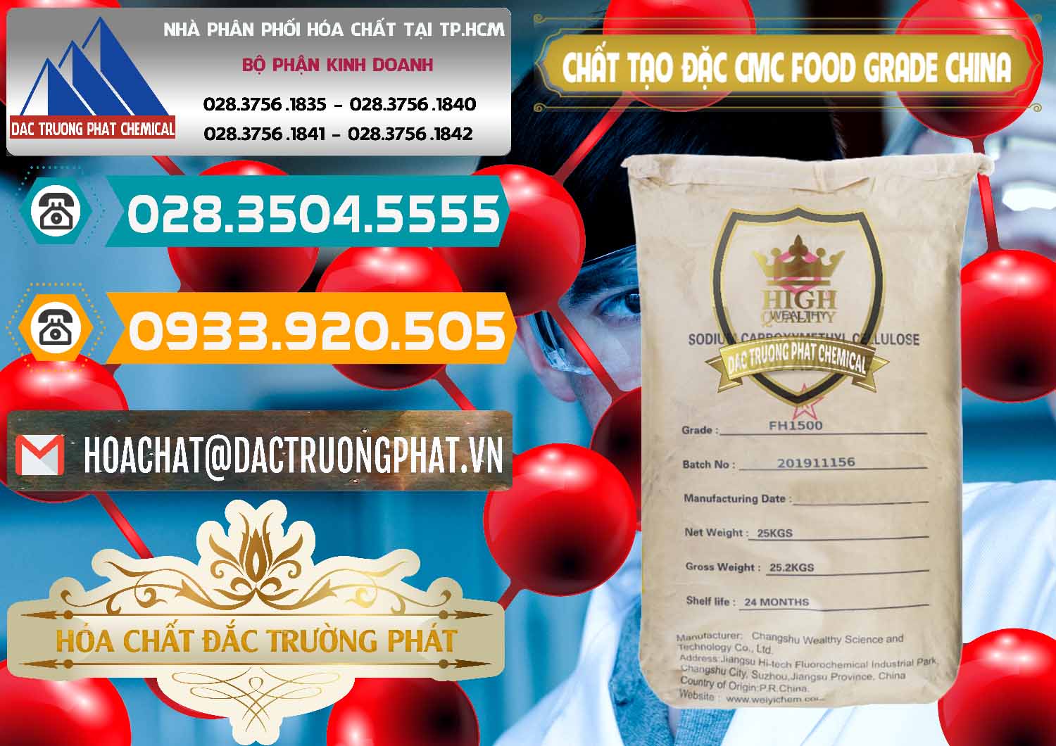 Chuyên phân phối và bán Chất Tạo Đặc CMC Wealthy Food Grade Trung Quốc China - 0426 - Cty cung cấp - phân phối hóa chất tại TP.HCM - congtyhoachat.vn