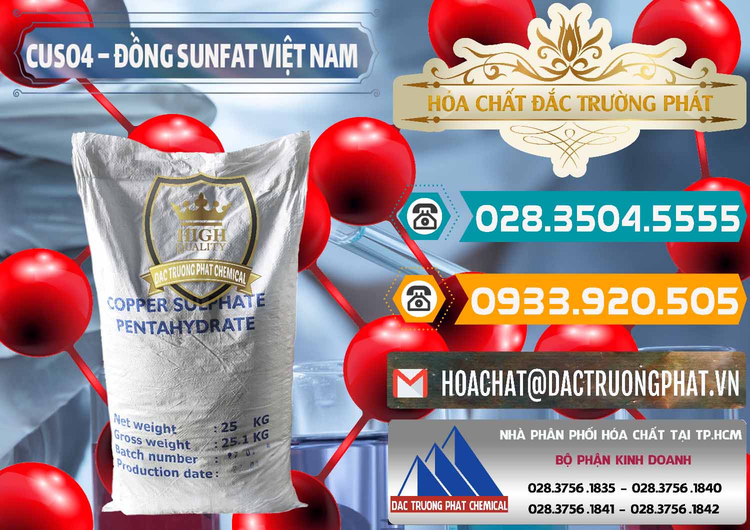 Công ty kinh doanh _ bán CuSO4 – Đồng Sunfat Dạng Bột Việt Nam - 0196 - Công ty chuyên bán - cung ứng hóa chất tại TP.HCM - congtyhoachat.vn