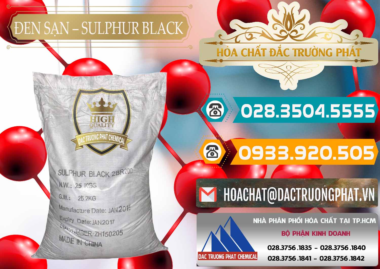 Đơn vị nhập khẩu và bán Đen Sạn – Sulphur Black Trung Quốc China - 0062 - Cty bán & phân phối hóa chất tại TP.HCM - congtyhoachat.vn