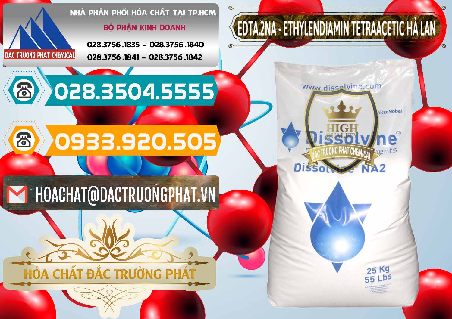 EDTA.2NA - Ethylendiamin Tetraacetic Dissolvine Hà Lan Netherlands Đơn vị chuyên kinh doanh - bán EDTA.2NA - Ethylendiamin Tetraacetic Dissolvine Hà Lan Netherlands - 0064 - Nơi chuyên nhập khẩu - cung cấp hóa chất tại TP.HCM - congtyhoachat.vn