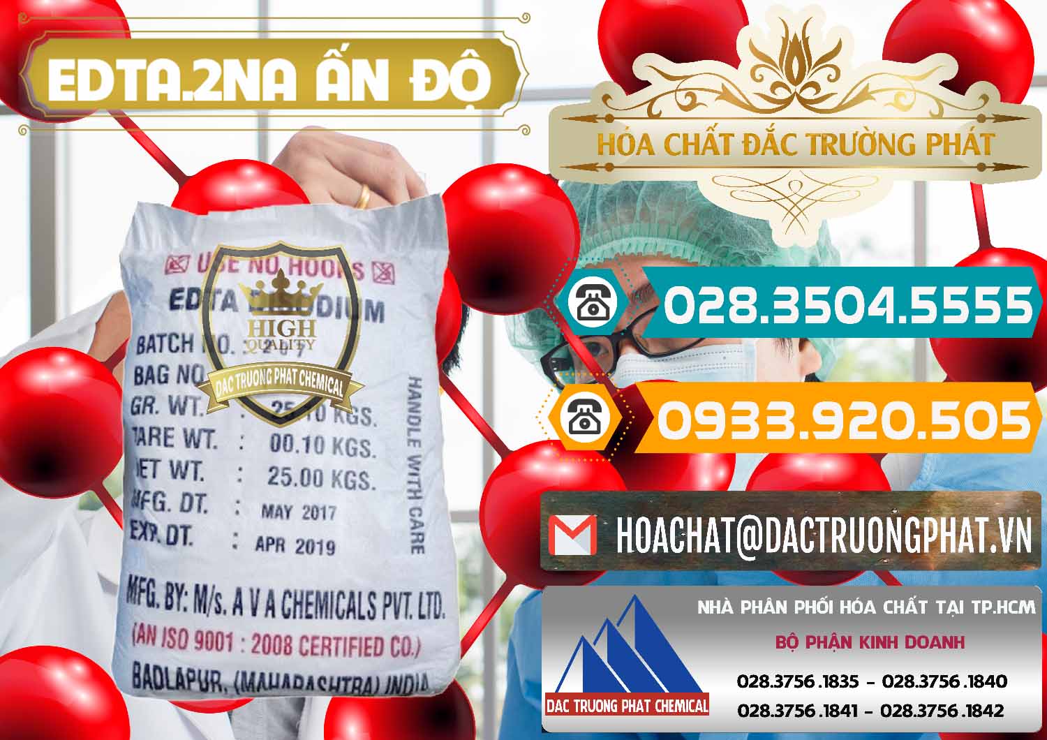 Bán _ phân phối EDTA.2NA - Ethylendiamin Tetraacetic Ấn Độ India - 0416 - Cung cấp và kinh doanh hóa chất tại TP.HCM - congtyhoachat.vn