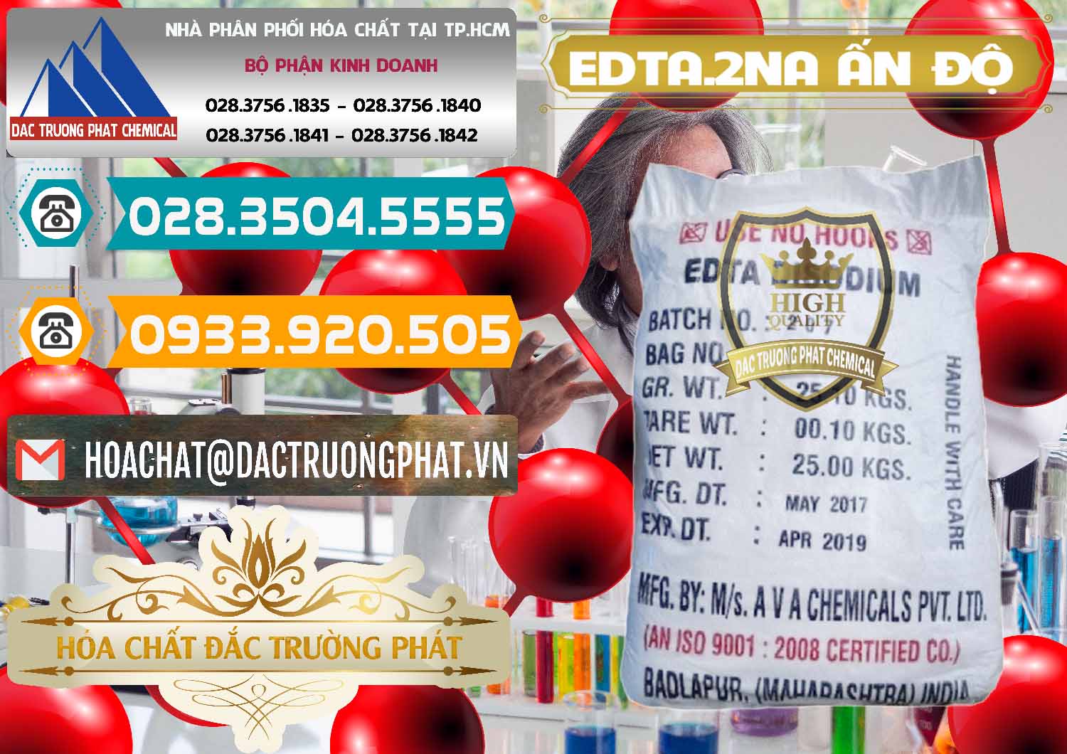 Công ty chuyên bán ( cung ứng ) EDTA.2NA - Ethylendiamin Tetraacetic Ấn Độ India - 0416 - Cty phân phối _ cung ứng hóa chất tại TP.HCM - congtyhoachat.vn