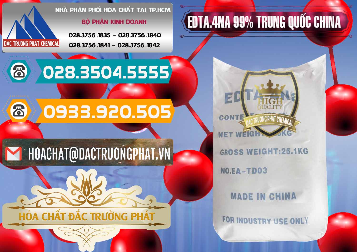 Công ty chuyên bán ( cung ứng ) EDTA.4NA - EDTA Muối 99% Trung Quốc China - 0292 - Cty cung cấp & kinh doanh hóa chất tại TP.HCM - congtyhoachat.vn