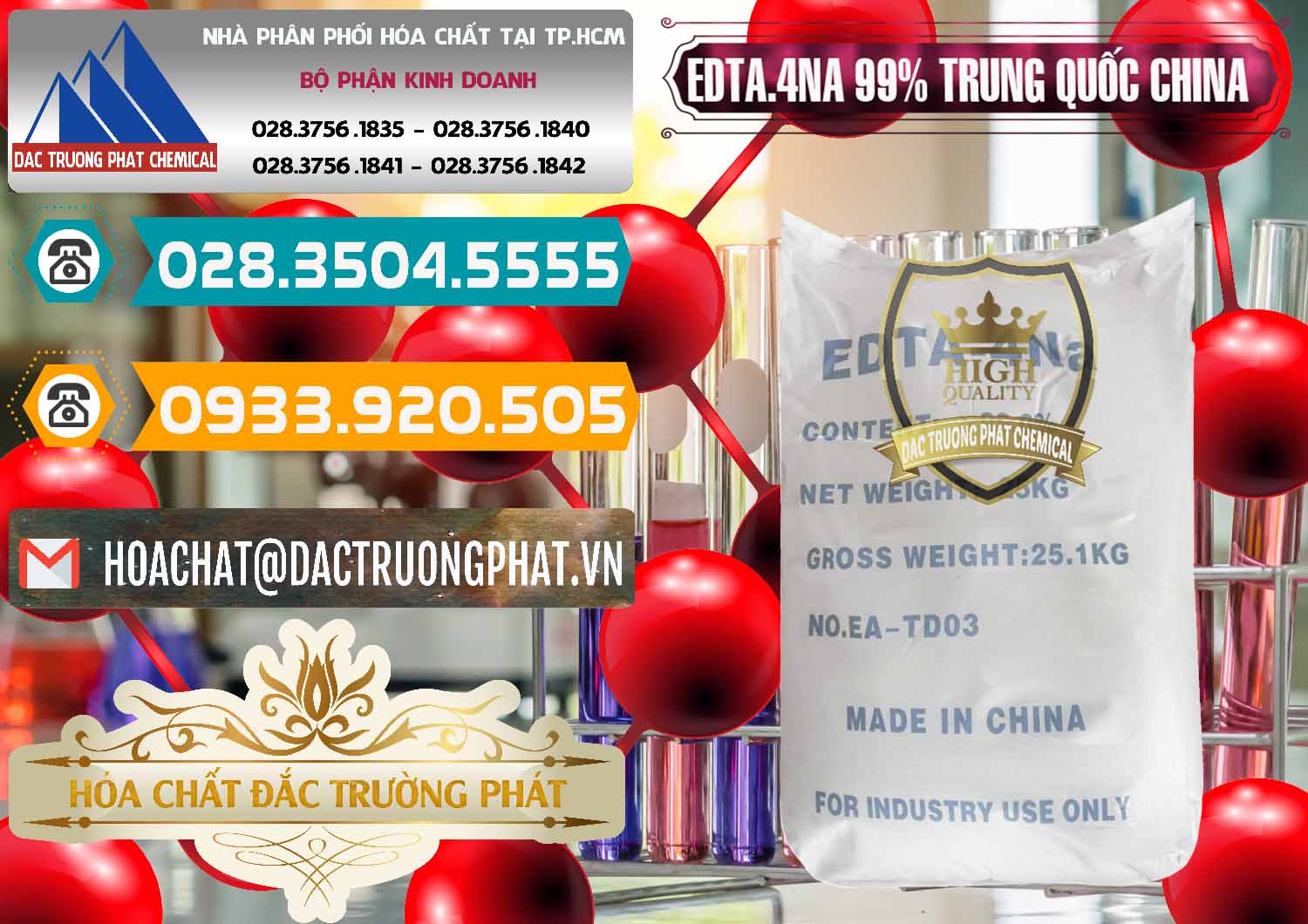 Chuyên nhập khẩu ( bán ) EDTA.4NA - EDTA Muối 99% Trung Quốc China - 0292 - Công ty cung cấp & phân phối hóa chất tại TP.HCM - congtyhoachat.vn