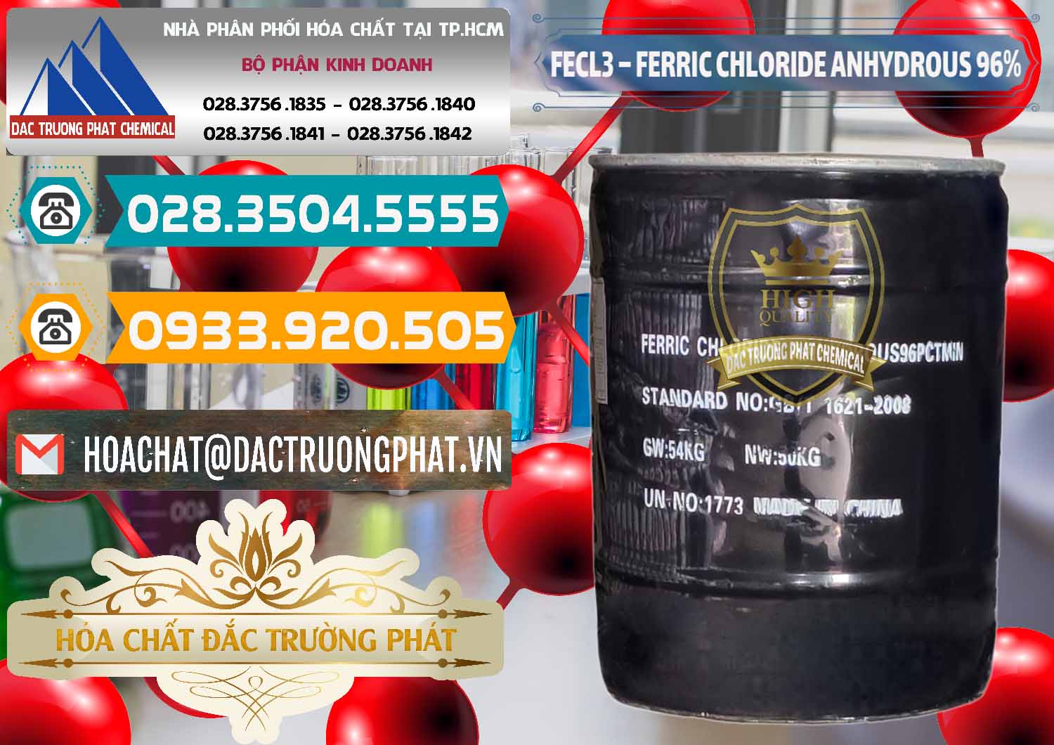 Công ty chuyên cung cấp - bán FECL3 – Ferric Chloride Anhydrous 96% Trung Quốc China - 0065 - Cung cấp & phân phối hóa chất tại TP.HCM - congtyhoachat.vn
