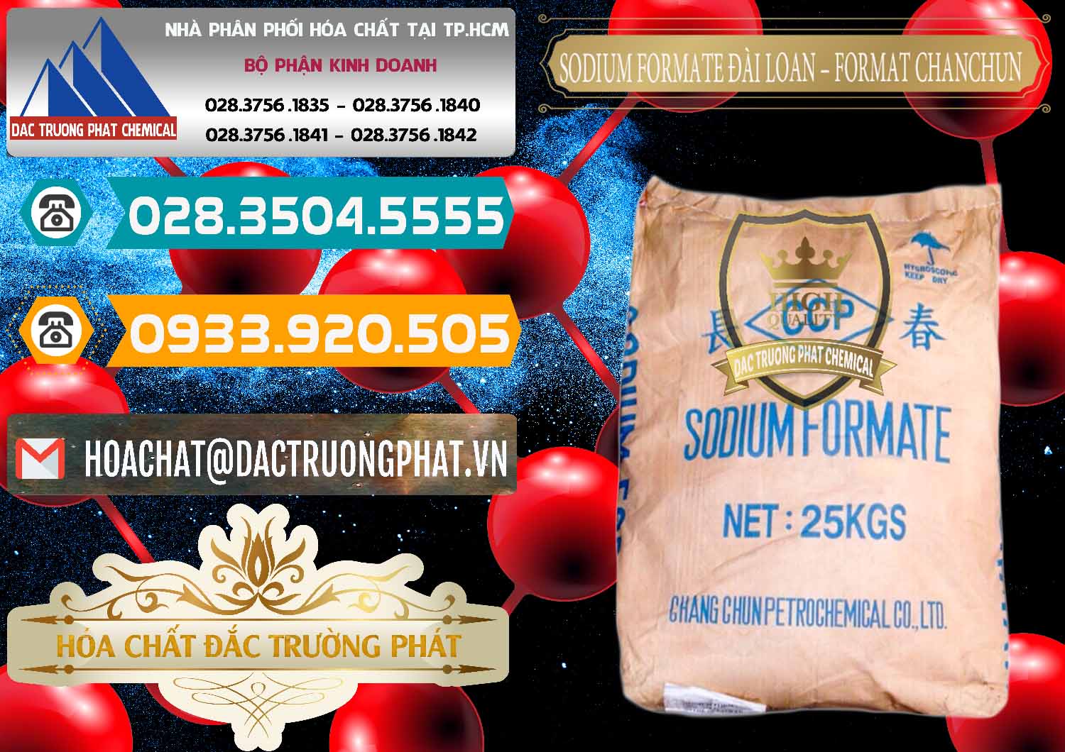 Nhà phân phối - bán Sodium Formate - Natri Format Đài Loan Taiwan - 0141 - Chuyên nhập khẩu ( phân phối ) hóa chất tại TP.HCM - congtyhoachat.vn