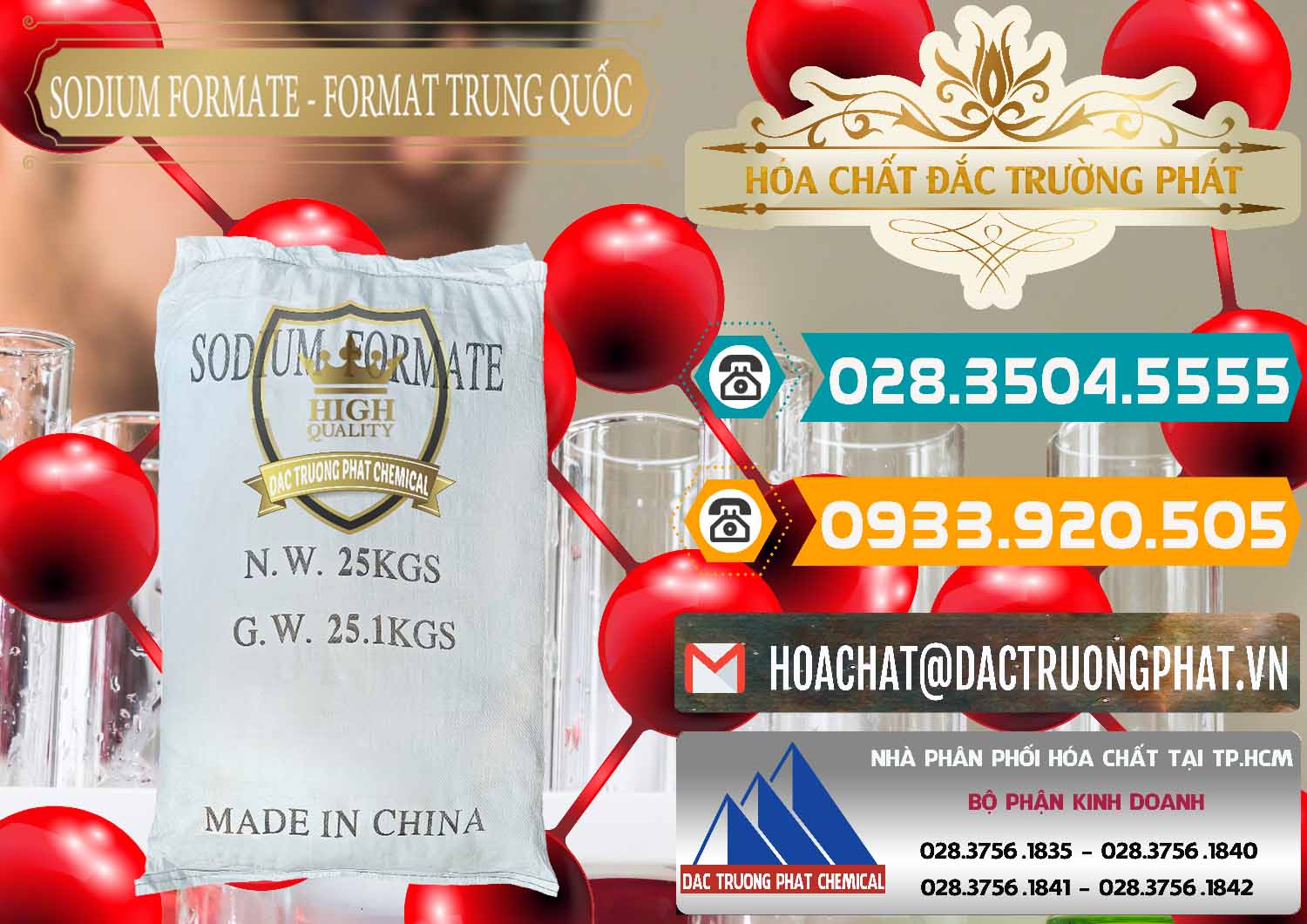 Bán ( cung cấp ) Sodium Formate - Natri Format Trung Quốc China - 0142 - Nơi chuyên cung cấp và kinh doanh hóa chất tại TP.HCM - congtyhoachat.vn