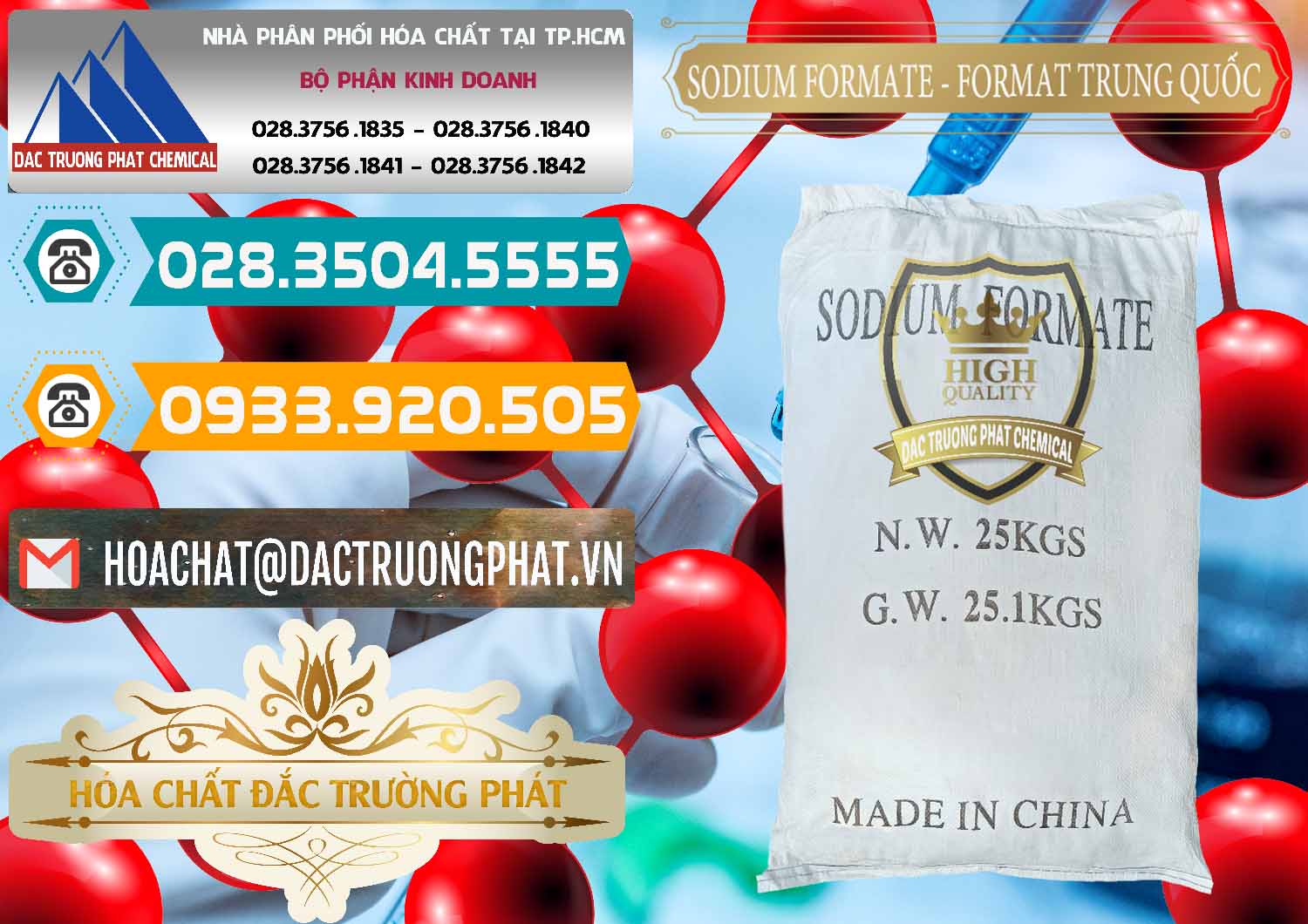 Nhà cung ứng & bán Sodium Formate - Natri Format Trung Quốc China - 0142 - Công ty cung cấp & phân phối hóa chất tại TP.HCM - congtyhoachat.vn