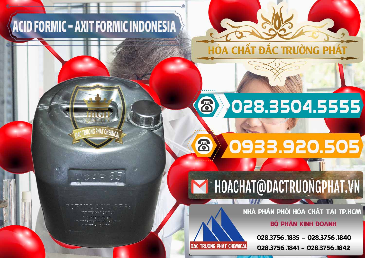 Nơi chuyên cung ứng và bán Acid Formic - Axit Formic Indonesia - 0026 - Cty kinh doanh - cung cấp hóa chất tại TP.HCM - congtyhoachat.vn