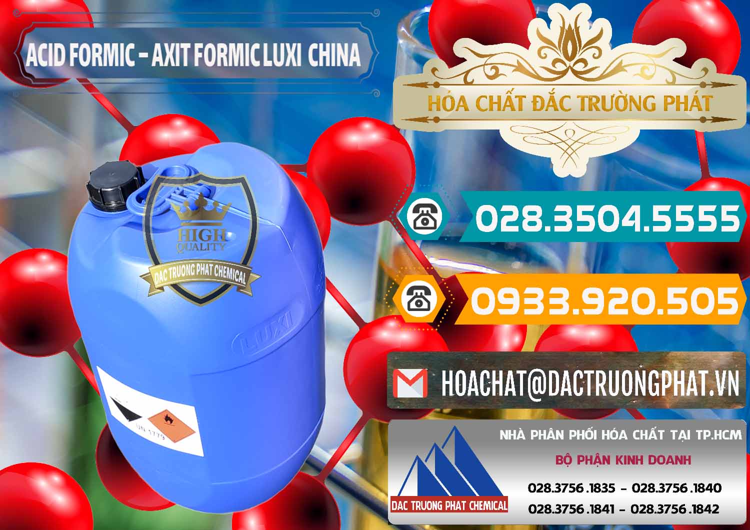 Chuyên bán và cung cấp Acid Formic - Axit Formic Luxi Trung Quốc China - 0029 - Nơi chuyên phân phối - nhập khẩu hóa chất tại TP.HCM - congtyhoachat.vn