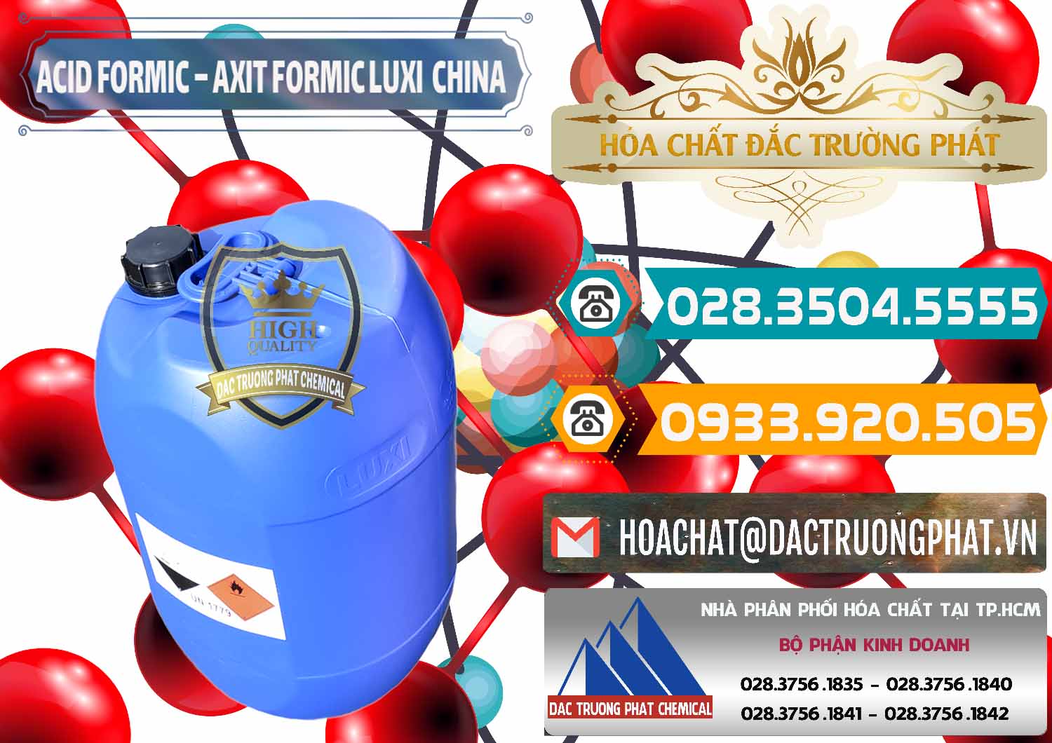 Nhà cung ứng và bán Acid Formic - Axit Formic Luxi Trung Quốc China - 0029 - Nhà cung cấp - phân phối hóa chất tại TP.HCM - congtyhoachat.vn