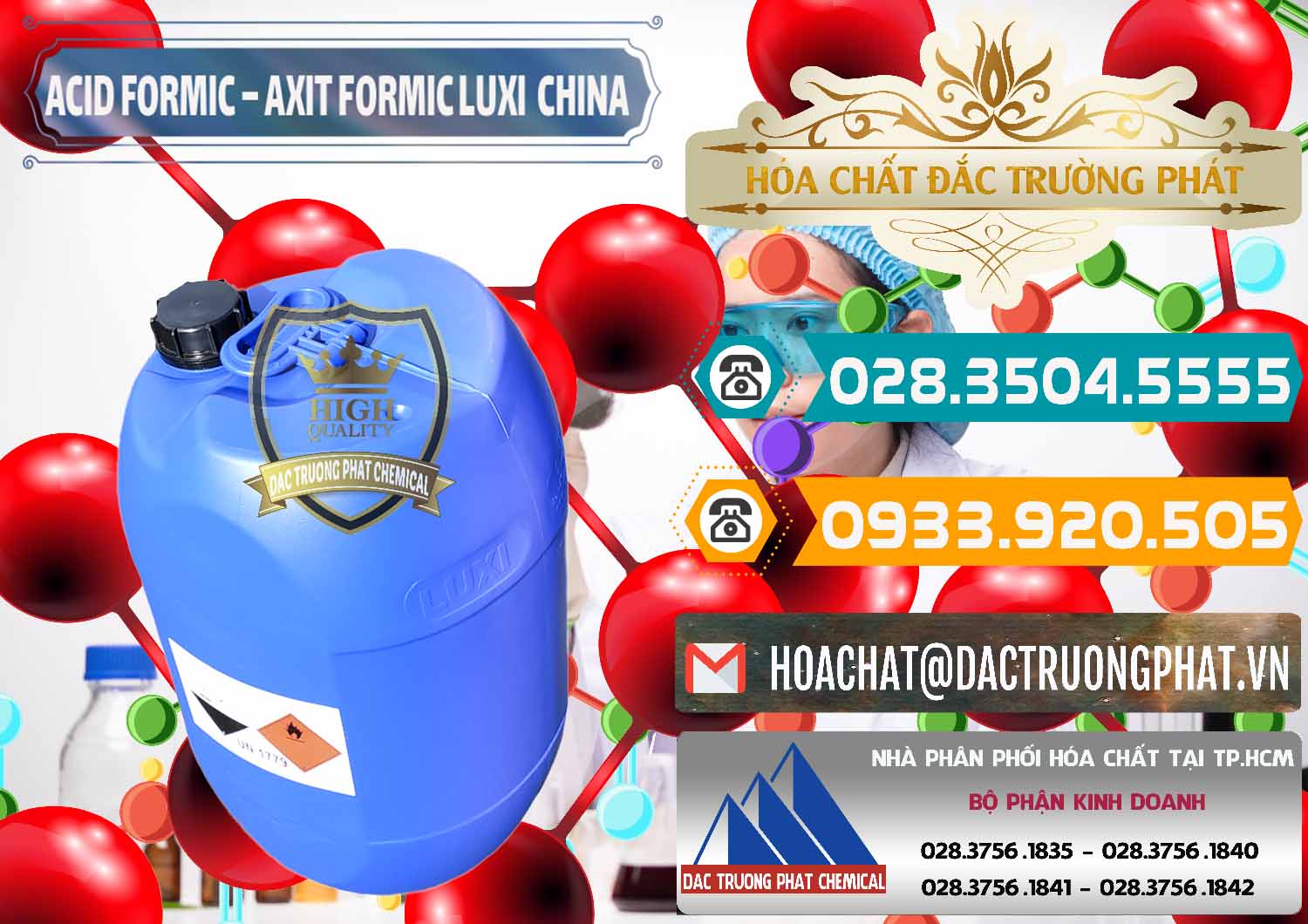 Chuyên bán và phân phối Acid Formic - Axit Formic Luxi Trung Quốc China - 0029 - Cty cung cấp & bán hóa chất tại TP.HCM - congtyhoachat.vn