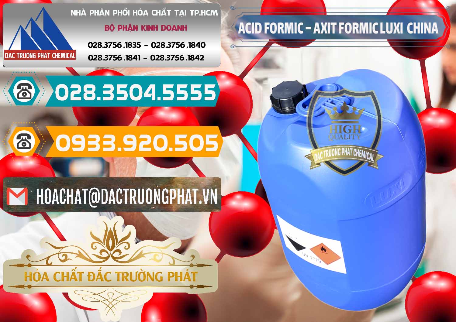 Nơi phân phối và bán Acid Formic - Axit Formic Luxi Trung Quốc China - 0029 - Nơi cung ứng & phân phối hóa chất tại TP.HCM - congtyhoachat.vn