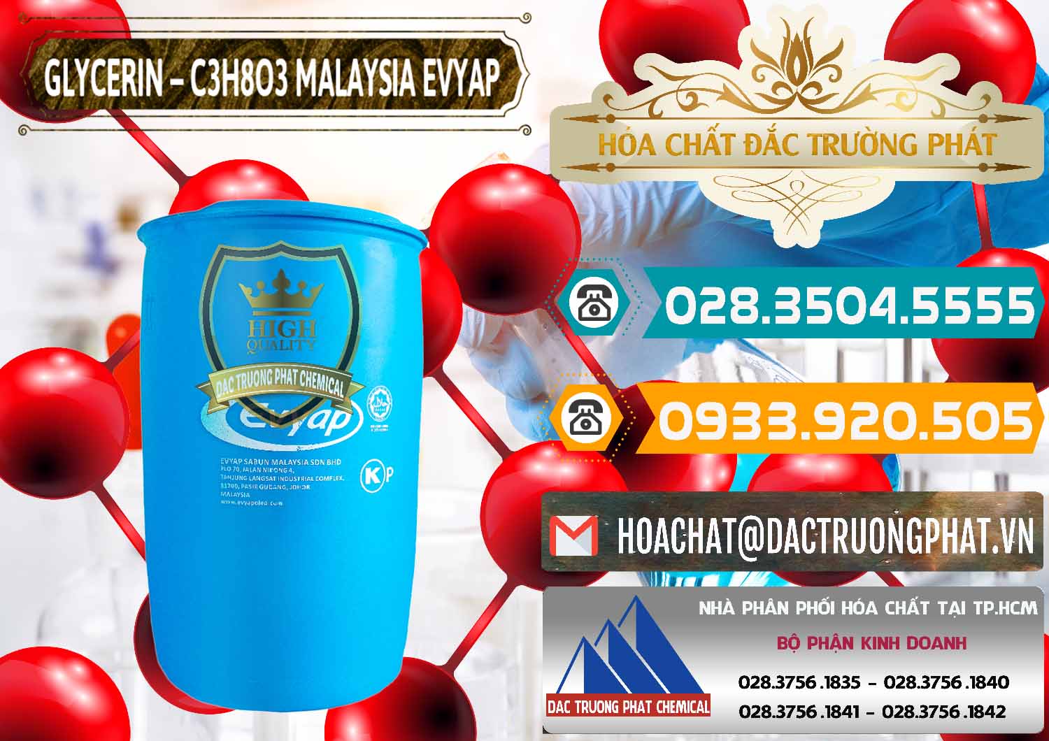 Nơi cung ứng - bán Glycerin – C3H8O3 Malaysia Evyap - 0066 - Đơn vị chuyên kinh doanh - cung cấp hóa chất tại TP.HCM - congtyhoachat.vn