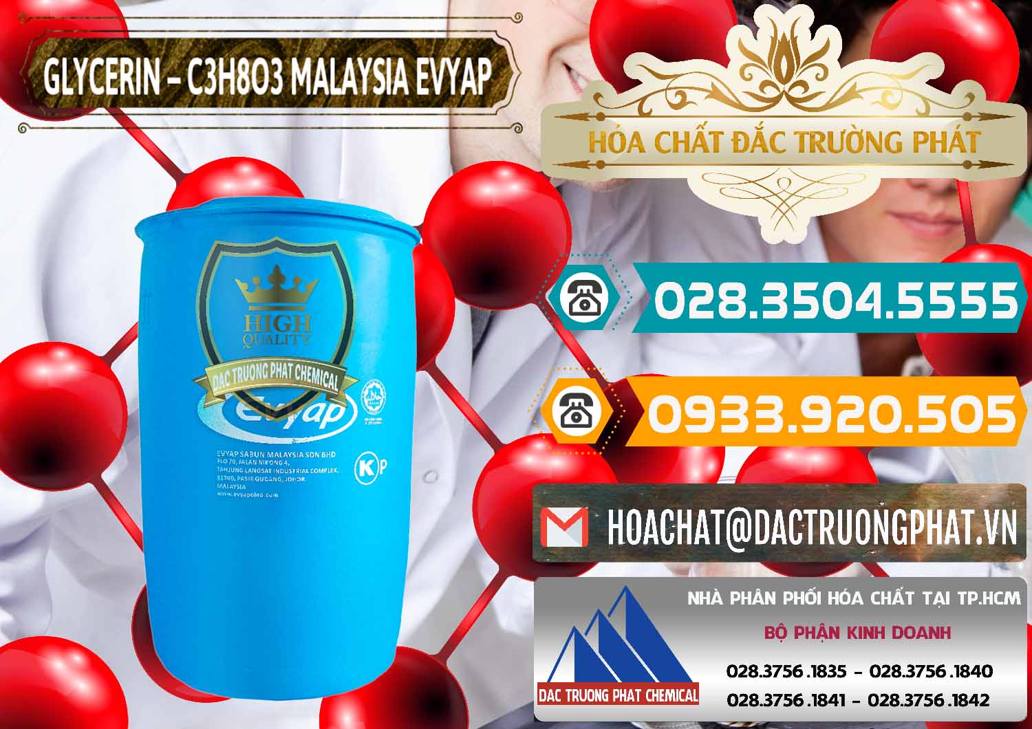 Công ty bán và cung ứng Glycerin – C3H8O3 Malaysia Evyap - 0066 - Nhà phân phối _ cung cấp hóa chất tại TP.HCM - congtyhoachat.vn