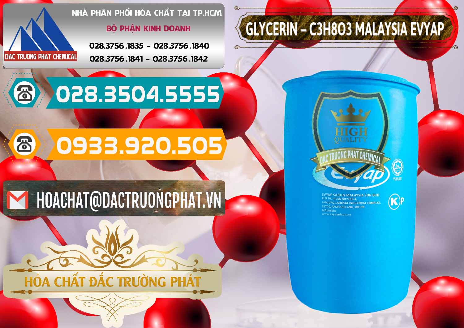 Công ty bán - cung ứng Glycerin – C3H8O3 Malaysia Evyap - 0066 - Nơi cung cấp & bán hóa chất tại TP.HCM - congtyhoachat.vn