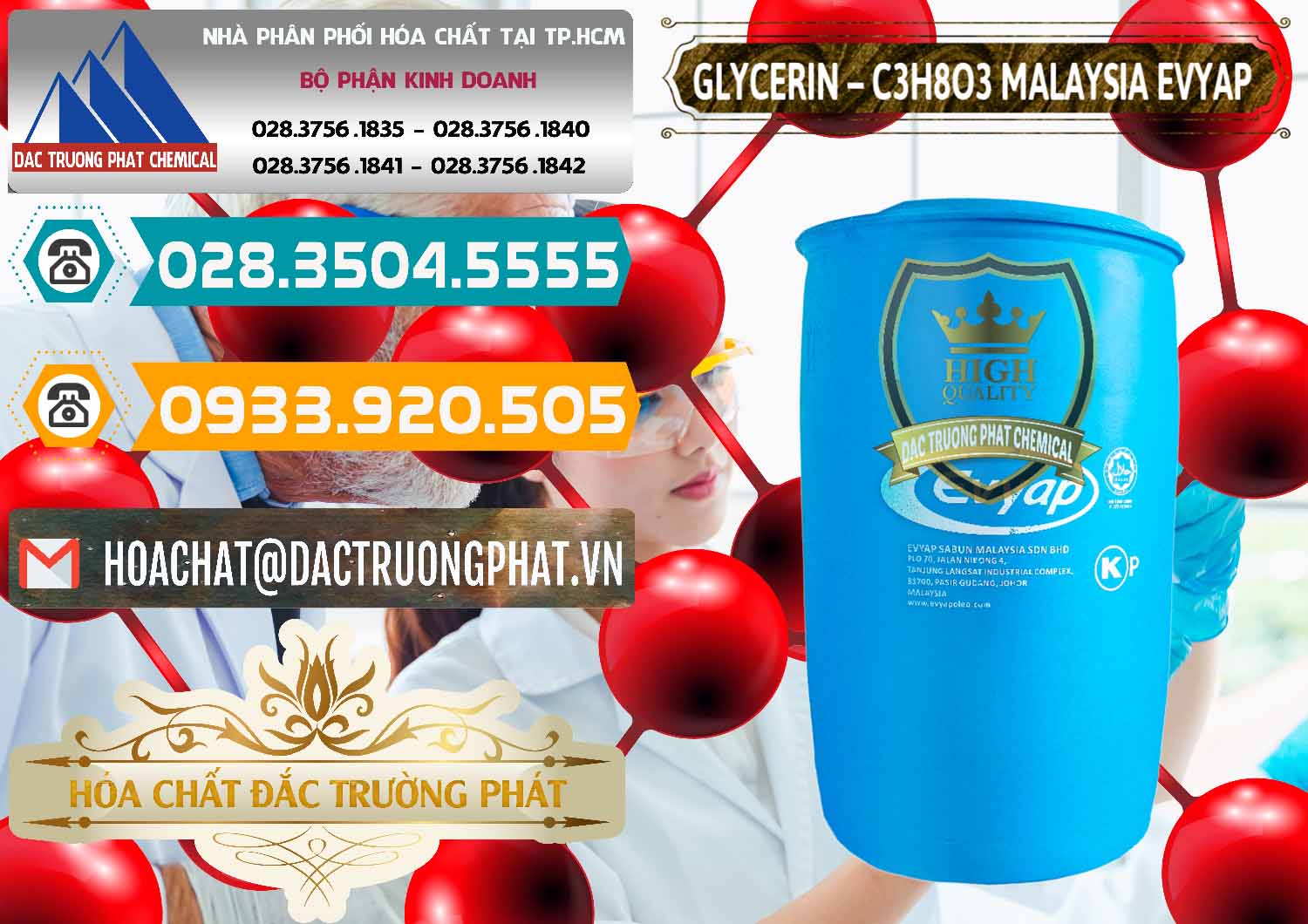 Công ty chuyên bán và cung ứng Glycerin – C3H8O3 Malaysia Evyap - 0066 - Nơi chuyên kinh doanh & phân phối hóa chất tại TP.HCM - congtyhoachat.vn