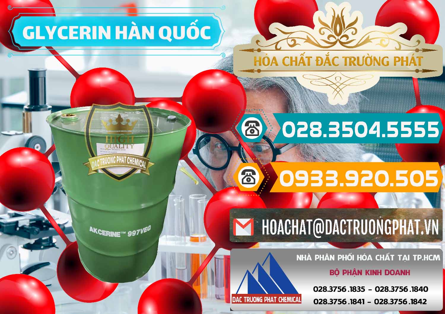 Đơn vị chuyên phân phối ( bán ) Glycerin – C3H8O3 Hàn Quốc Korea - 0403 - Đơn vị chuyên phân phối và nhập khẩu hóa chất tại TP.HCM - congtyhoachat.vn