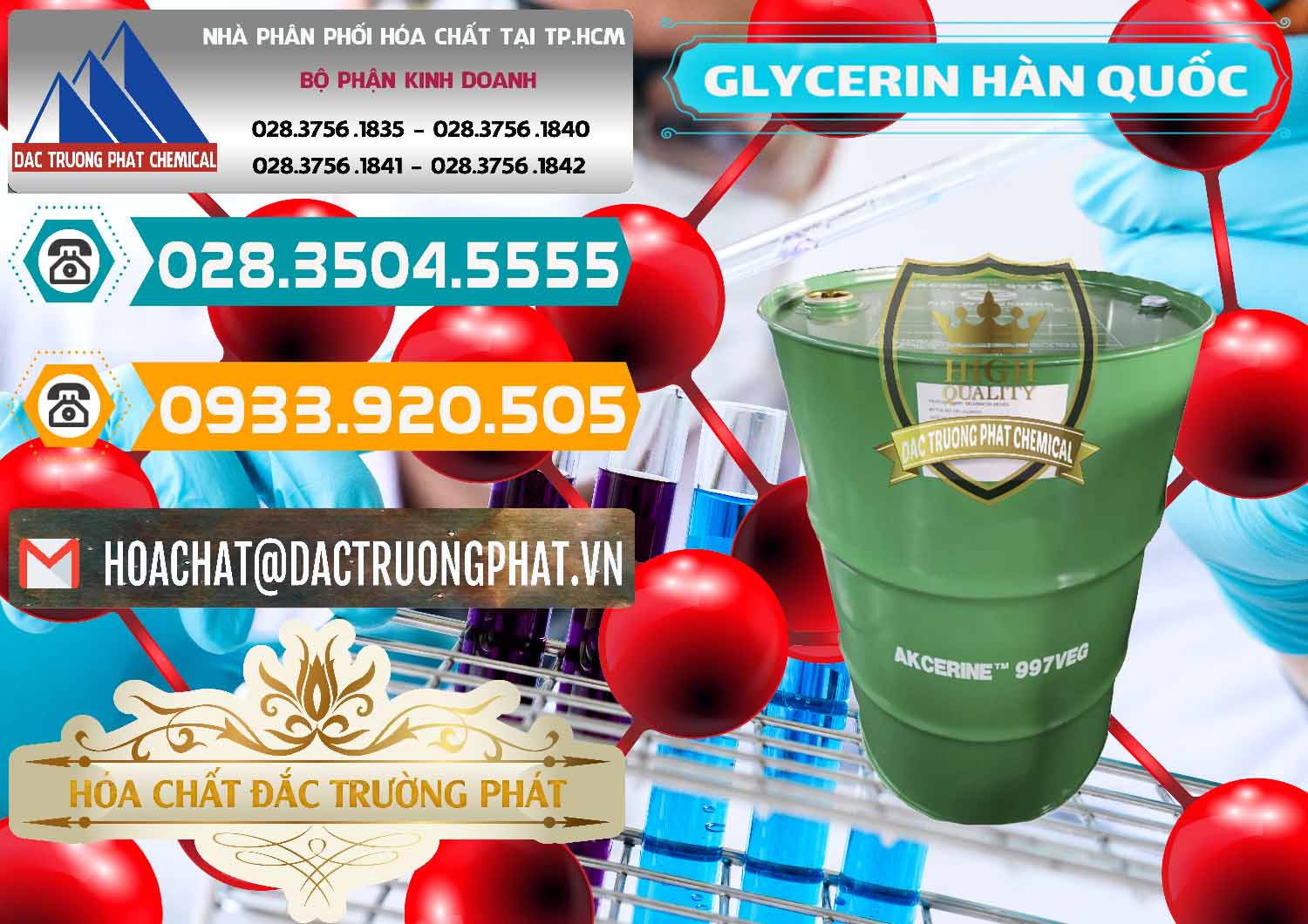 Bán - phân phối Glycerin – C3H8O3 Hàn Quốc Korea - 0403 - Cung cấp và phân phối hóa chất tại TP.HCM - congtyhoachat.vn