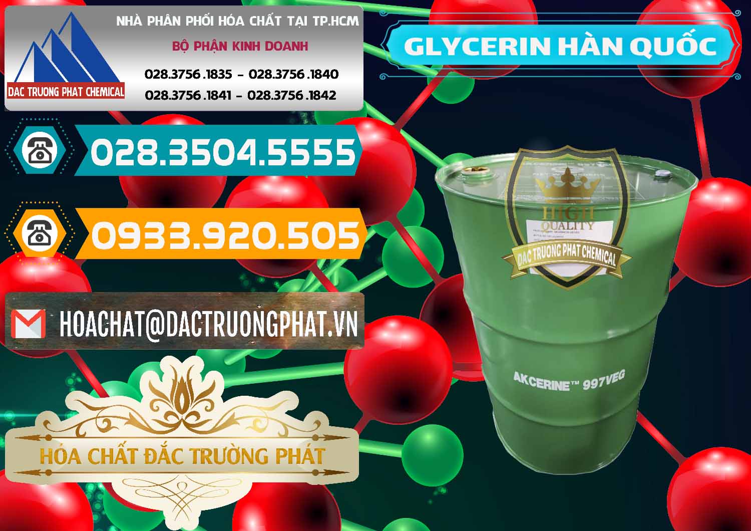 Đơn vị chuyên cung cấp ( bán ) Glycerin – C3H8O3 Hàn Quốc Korea - 0403 - Cty chuyên cung cấp & nhập khẩu hóa chất tại TP.HCM - congtyhoachat.vn