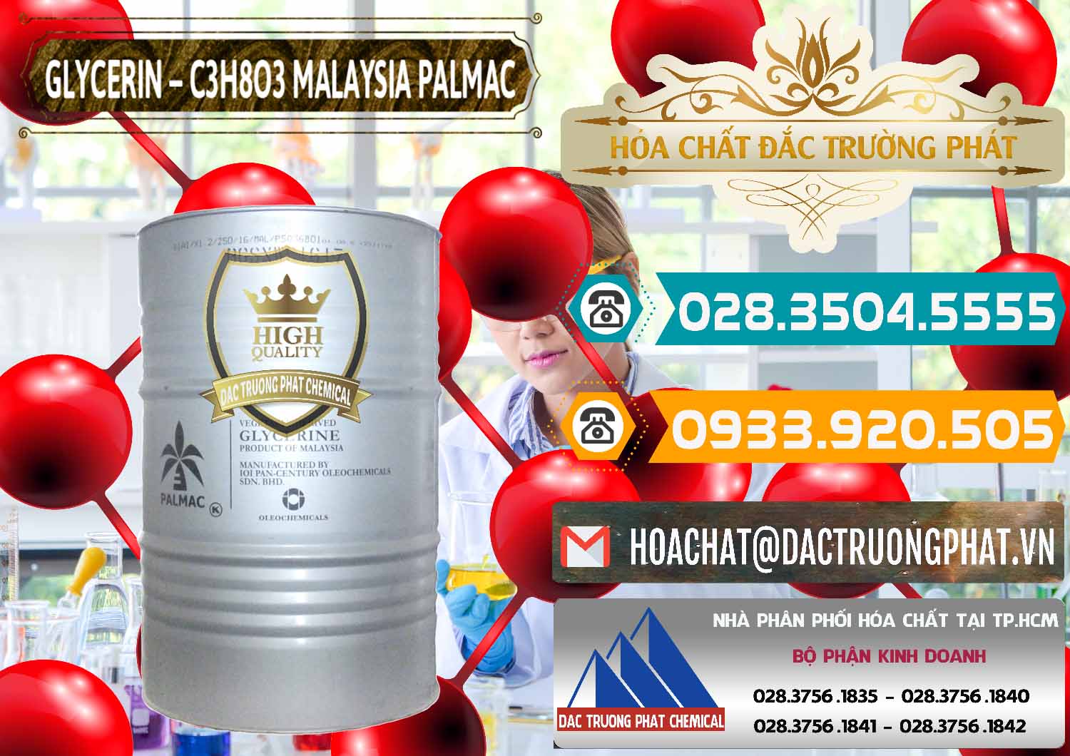 Công ty bán HPMC HEC - HPMC - Hàn Quốc Đơn vị cung ứng và bán Glycerin – C3H8O3 99.7% Malaysia Palmac - 0067 - Chuyên phân phối ( nhập khẩu ) hóa chất tại TP.HCM - congtyhoachat.vn