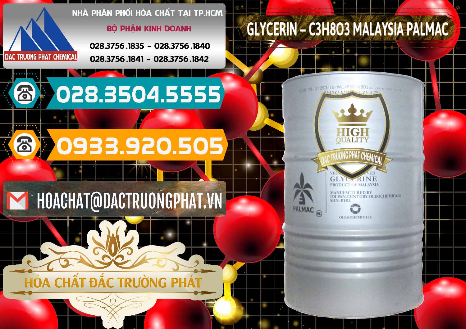 Công ty bán HPMC HEC - HPMC - Hàn Quốc Công ty kinh doanh _ bán Glycerin – C3H8O3 99.7% Malaysia Palmac - 0067 - Nơi bán - cung cấp hóa chất tại TP.HCM - congtyhoachat.vn