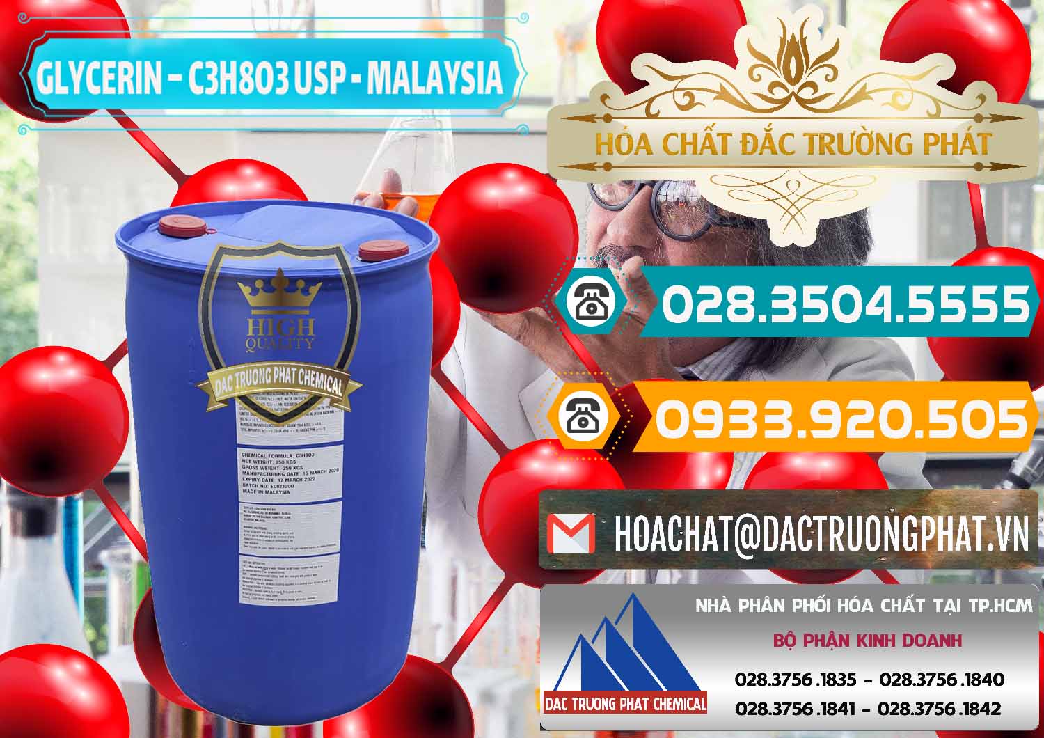 Đơn vị chuyên bán và phân phối Glycerin – C3H8O3 USP Malaysia - 0233 - Chuyên cung cấp và phân phối hóa chất tại TP.HCM - congtyhoachat.vn