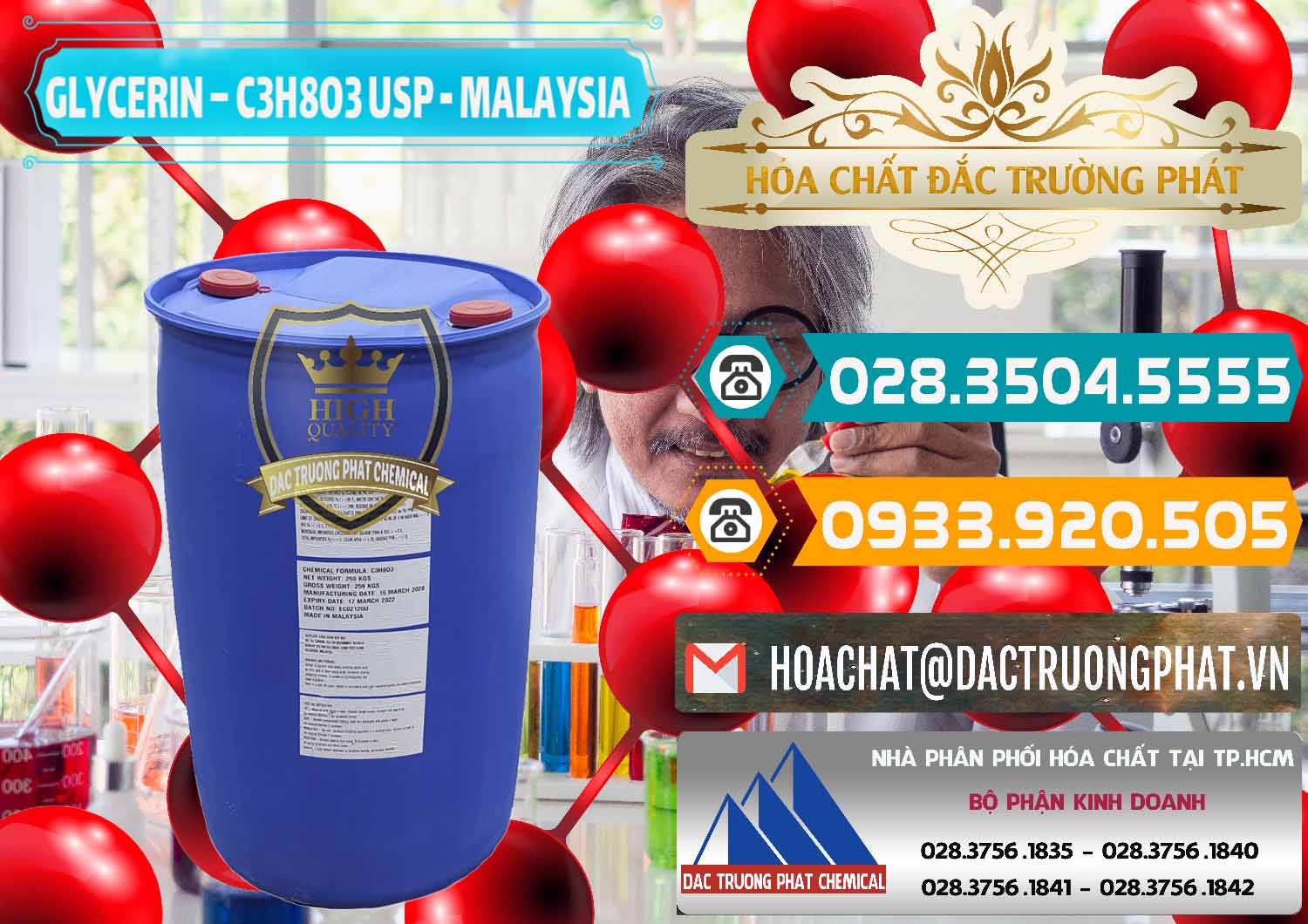 Bán & cung cấp Glycerin – C3H8O3 USP Malaysia - 0233 - Chuyên bán - cung cấp hóa chất tại TP.HCM - congtyhoachat.vn