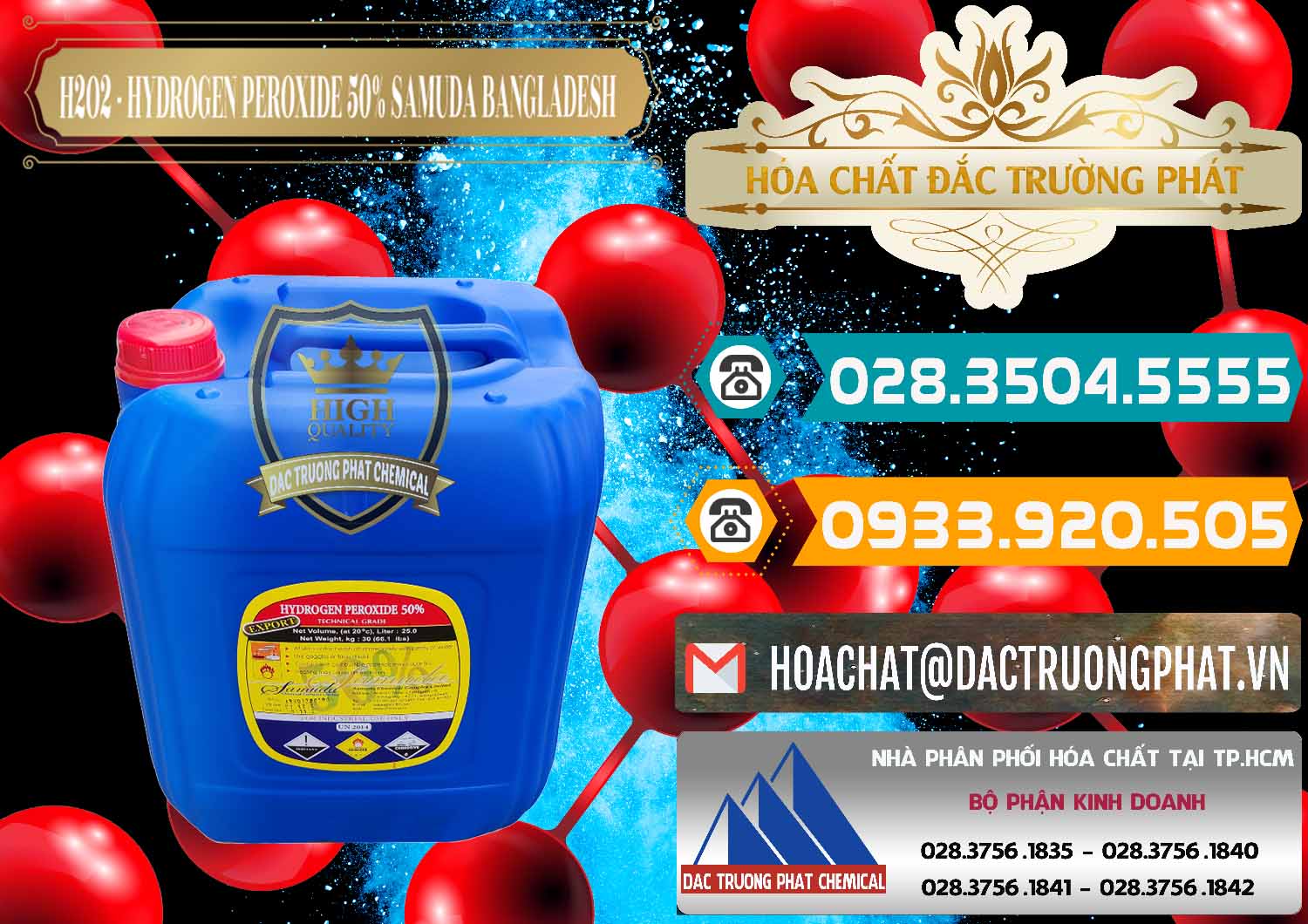 Đơn vị chuyên bán & cung ứng hóa chất H2O2 & H2O2 Dạng Nước 50% Samuda Bangladesh tại Cần Thơ Chuyên cung ứng & bán H2O2 - Hydrogen Peroxide 50% Samuda Bangladesh - 0077 - Nơi nhập khẩu - cung cấp hóa chất tại TP.HCM - congtyhoachat.vn