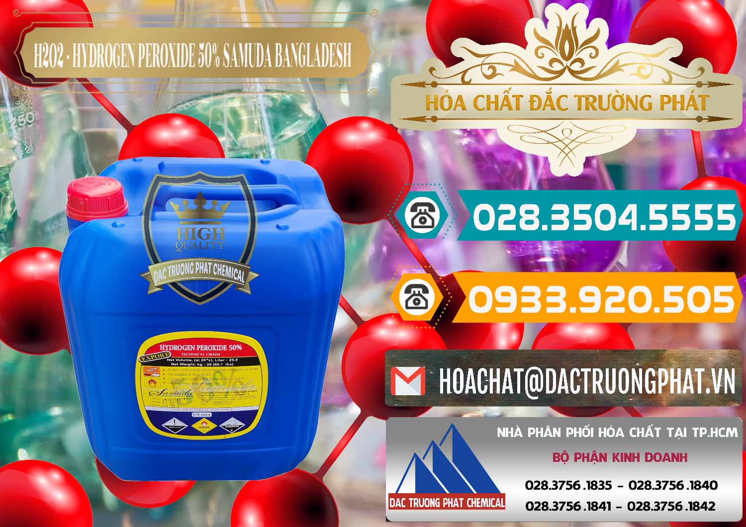 Cty chuyên cung cấp / bán hóa chất Oxy Già ß Hydro Peroxit 50% Samuda Bangladesh Bán ( phân phối ) H2O2 - Hydrogen Peroxide 50% Samuda Bangladesh - 0077 - Đơn vị phân phối _ cung cấp hóa chất tại TP.HCM - congtyhoachat.vn