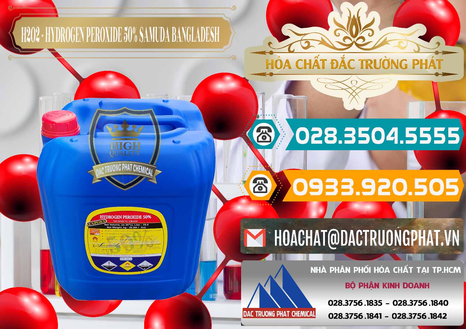 Địa chỉ chuyên bán > thương mại Oxy Già © Liquid Hydro Peroxid Samuda Bangladesh tại Hậu Giang Công ty chuyên kinh doanh & bán H2O2 - Hydrogen Peroxide 50% Samuda Bangladesh - 0077 - Công ty kinh doanh & phân phối hóa chất tại TP.HCM - congtyhoachat.vn