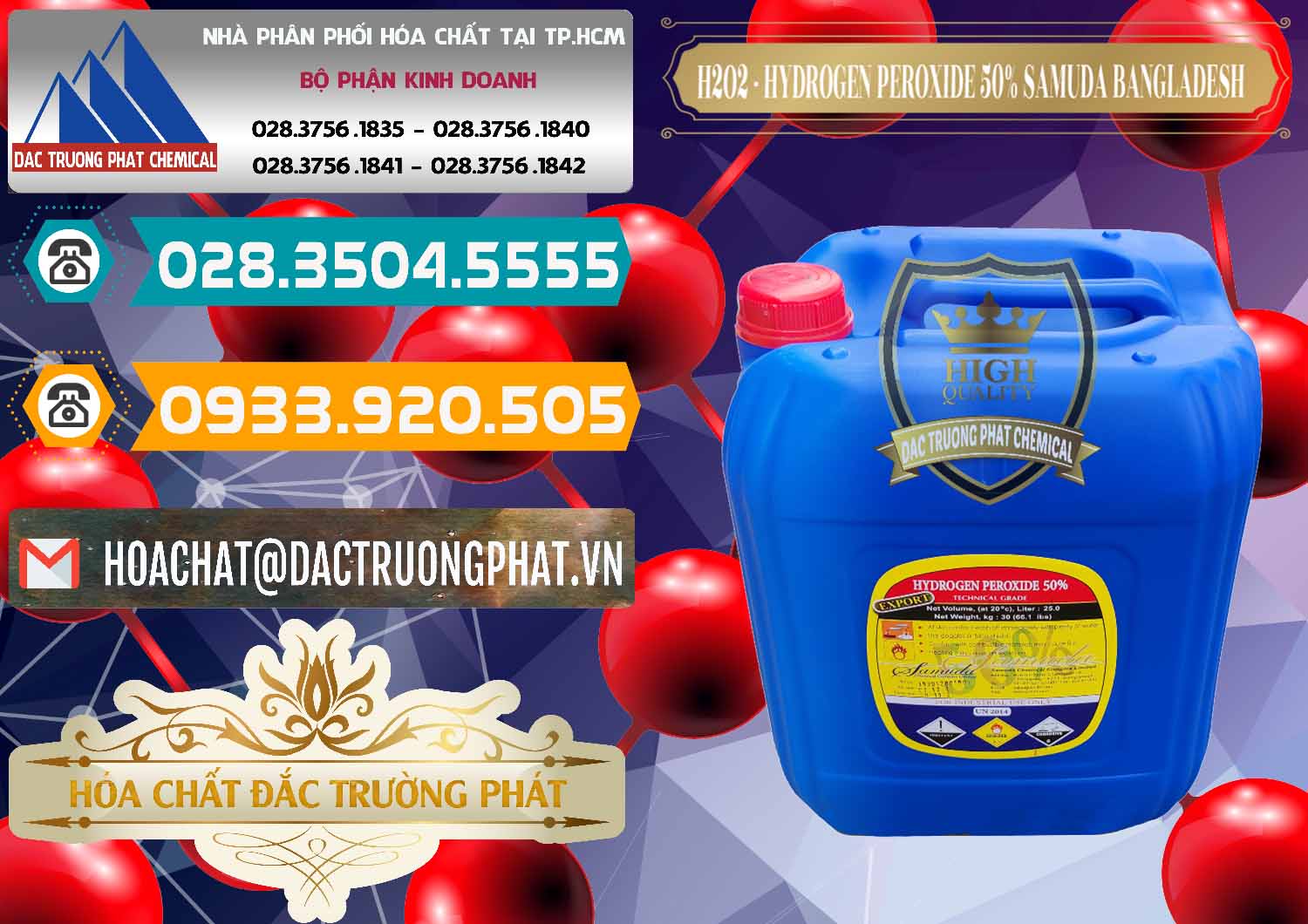 Cty chuyên cung cấp / bán hóa chất Oxy Già ß Hydro Peroxit 50% Samuda Bangladesh Nơi chuyên cung cấp - bán H2O2 - Hydrogen Peroxide 50% Samuda Bangladesh - 0077 - Nơi cung cấp & nhập khẩu hóa chất tại TP.HCM - congtyhoachat.vn