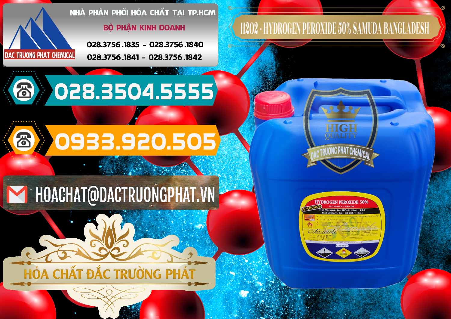 Đơn vị chuyên bán & cung ứng hóa chất H2O2 & H2O2 Dạng Nước 50% Samuda Bangladesh tại Cần Thơ Nơi phân phối và bán H2O2 - Hydrogen Peroxide 50% Samuda Bangladesh - 0077 - Cty kinh doanh - cung cấp hóa chất tại TP.HCM - congtyhoachat.vn
