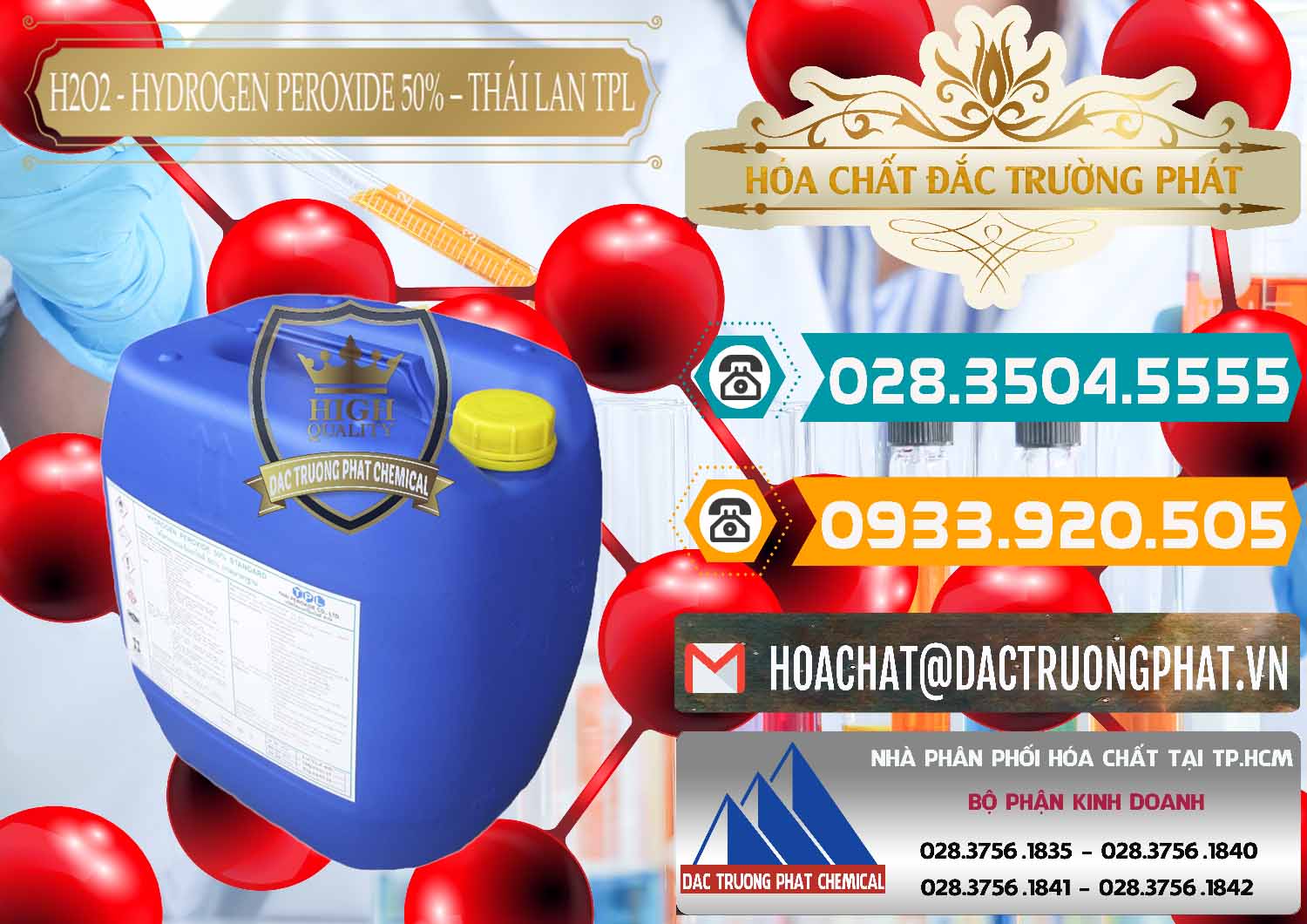 Địa chỉ chuyên cung cấp « bán Liquid Hydro Peroxit > Oxy Già 50% TPL Thái Lan Thailand tại An Giang Bán - phân phối H2O2 - Hydrogen Peroxide 50% Thái Lan TPL - 0076 - Chuyên phân phối - cung cấp hóa chất tại TP.HCM - congtyhoachat.vn