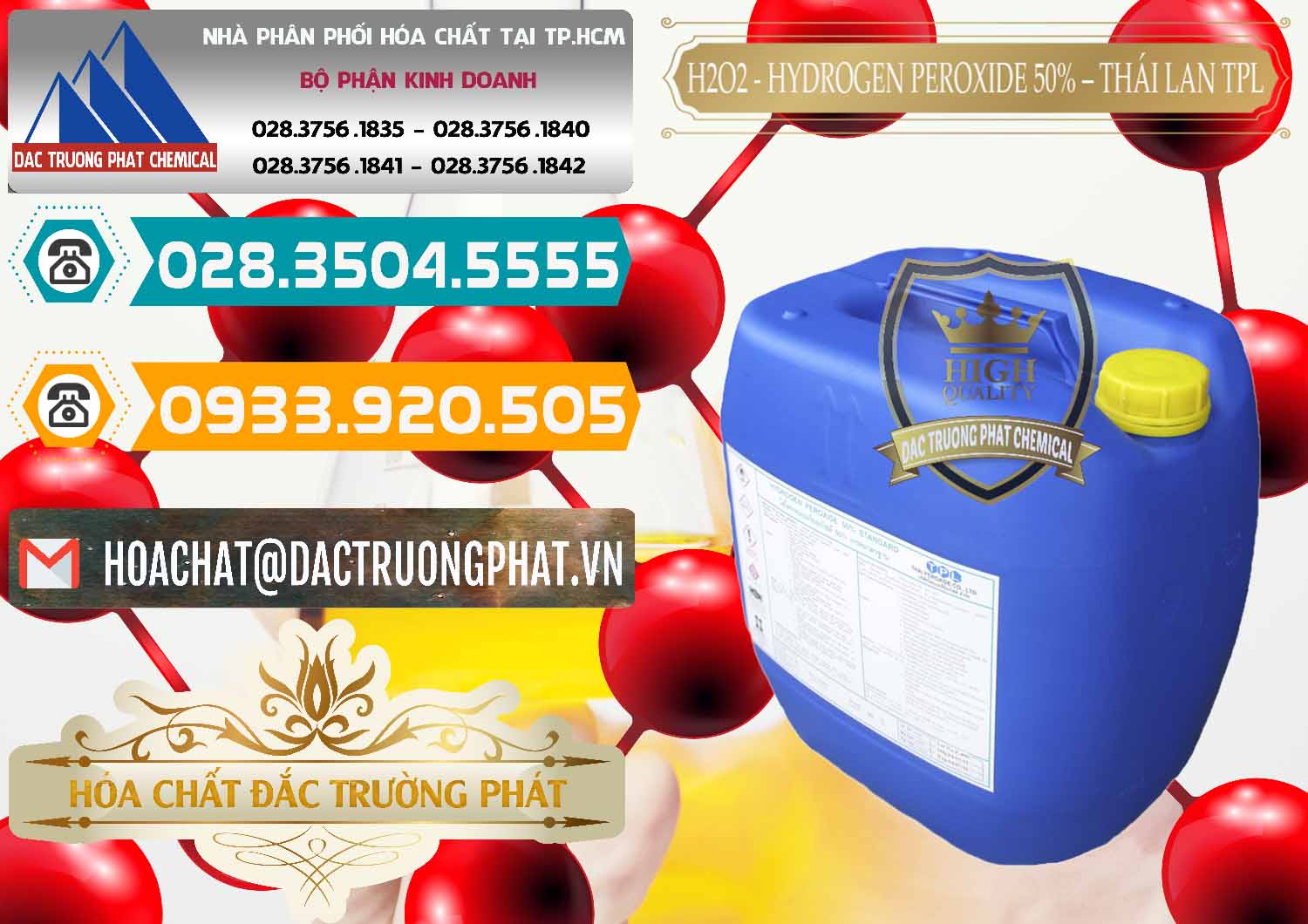 Địa chỉ kinh doanh { bán } Oxy Già * Oxy H2O2 Dạng Nước 50% TPL Thái Lan Thailand tại Bạc Liêu Cty chuyên bán _ cung ứng H2O2 - Hydrogen Peroxide 50% Thái Lan TPL - 0076 - Nơi chuyên cung cấp - kinh doanh hóa chất tại TP.HCM - congtyhoachat.vn