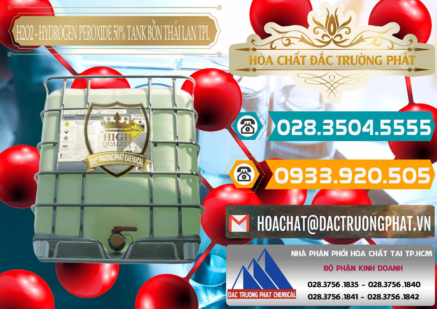 Đơn vị thương mại > bán Ôxy Già Dạng Lỏng › Oxy Già 50% Tank IBC Bồn Thái Lan TPL tại TP.HCM Cung ứng & bán H2O2 - Hydrogen Peroxide 50% Tank IBC Bồn Thái Lan TPL - 0073 - Nơi phân phối và bán hóa chất tại TP.HCM - congtyhoachat.vn