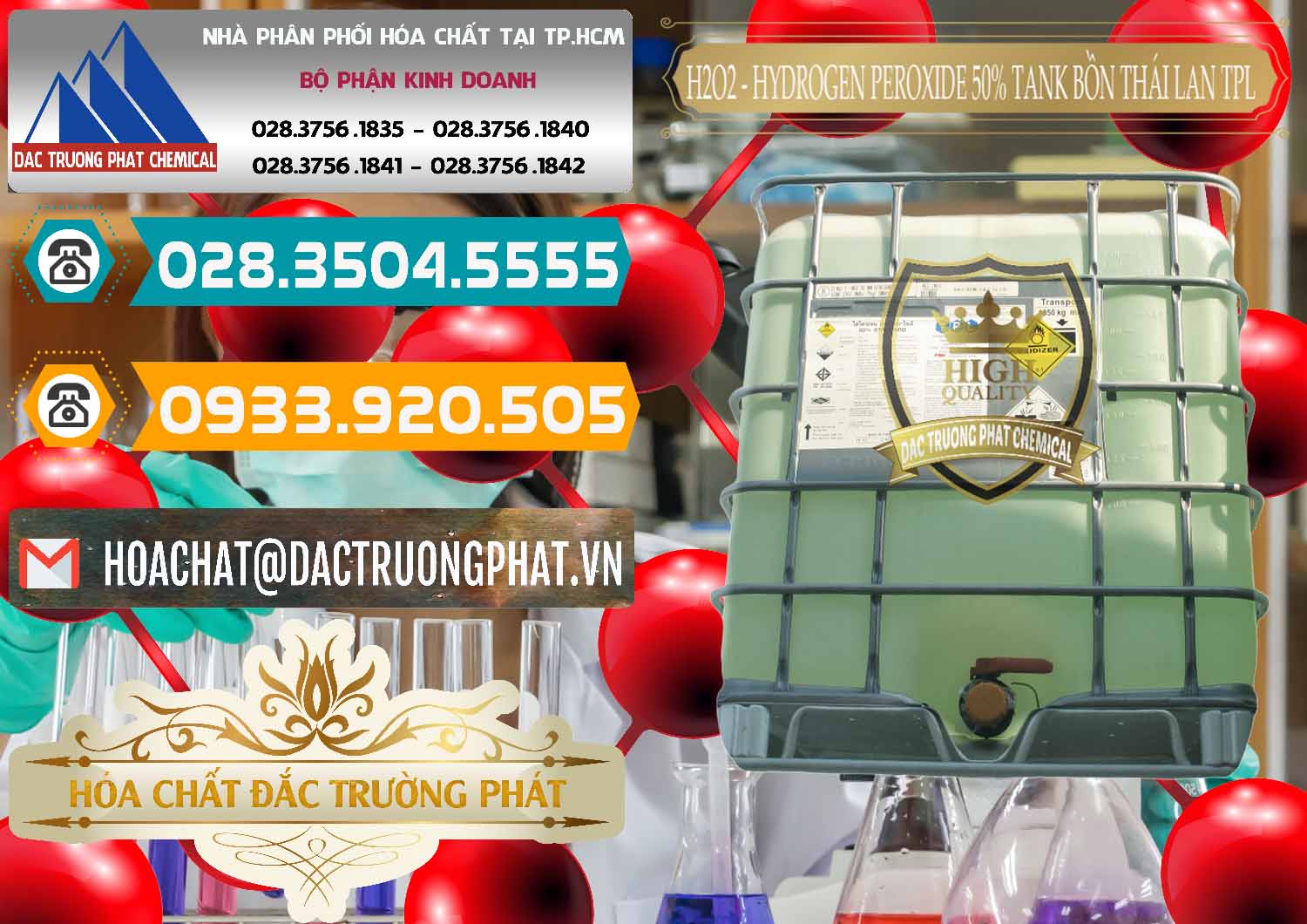 Nhà bán hàng ( cung cấp ) hóa chất Hydrogen Peroxide Dạng Nước - Oxy Già 50% Tank IBC Bồn Thái Lan TPL Chuyên cung cấp và bán H2O2 - Hydrogen Peroxide 50% Tank IBC Bồn Thái Lan TPL - 0073 - Nơi cung cấp & kinh doanh hóa chất tại TP.HCM - congtyhoachat.vn