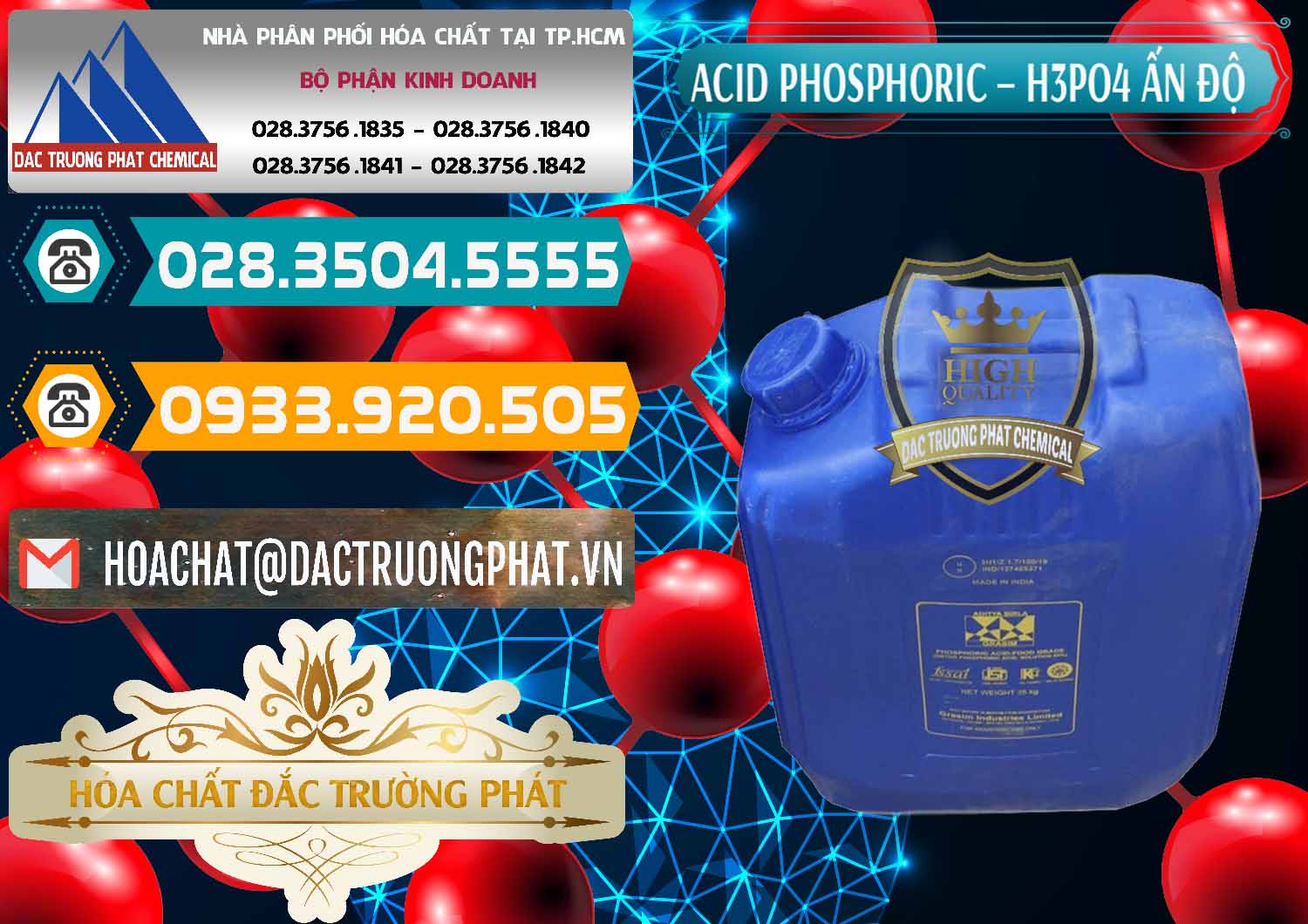 Công ty chuyên phân phối _ bán Axit Phosphoric H3PO4 85% Ấn Độ - 0350 - Nơi bán và phân phối hóa chất tại TP.HCM - congtyhoachat.vn