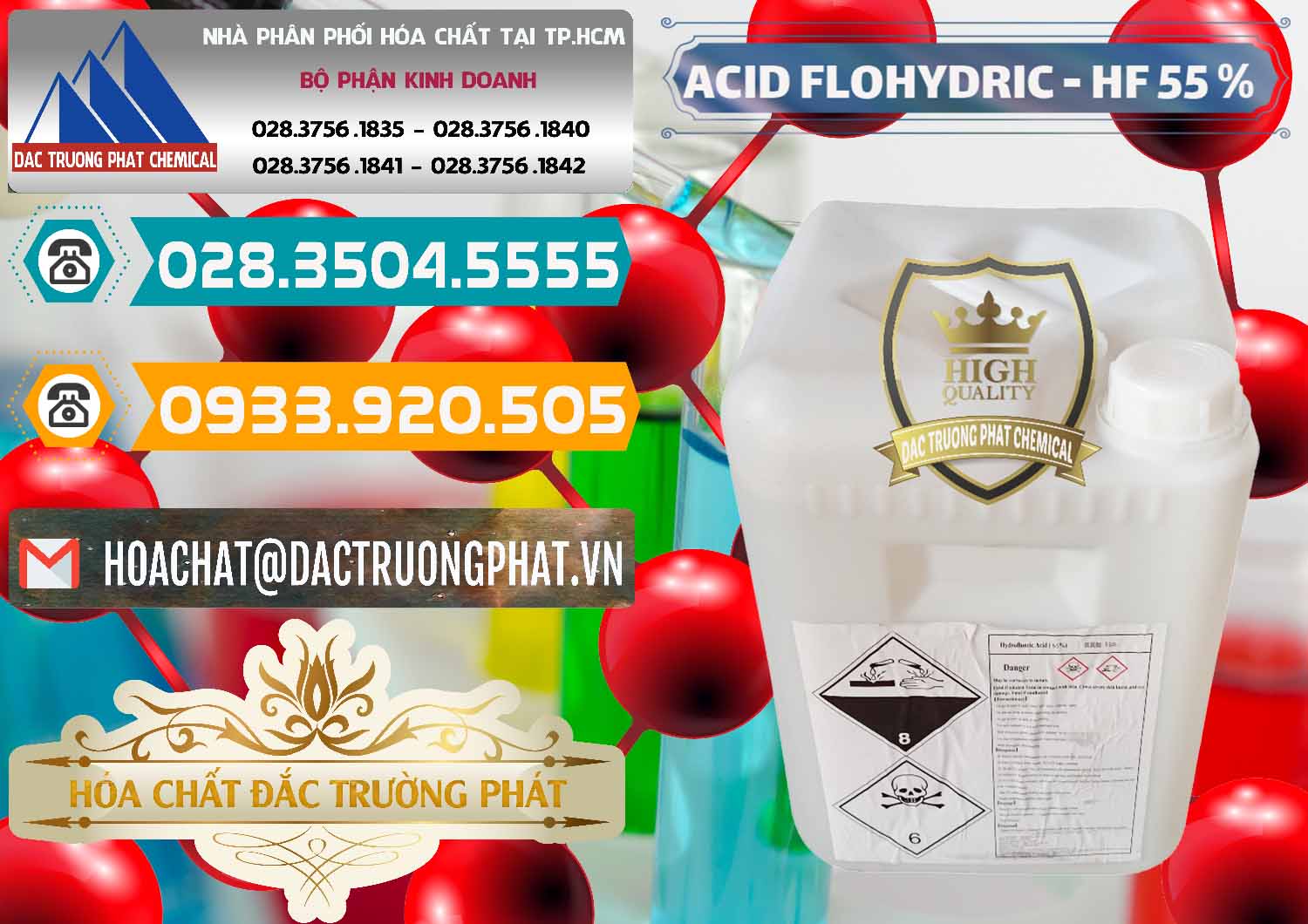 Công ty cung ứng & bán Axit HF - Acid HF 55% Can Trắng Trung Quốc China - 0079 - Nơi chuyên nhập khẩu ( phân phối ) hóa chất tại TP.HCM - congtyhoachat.vn