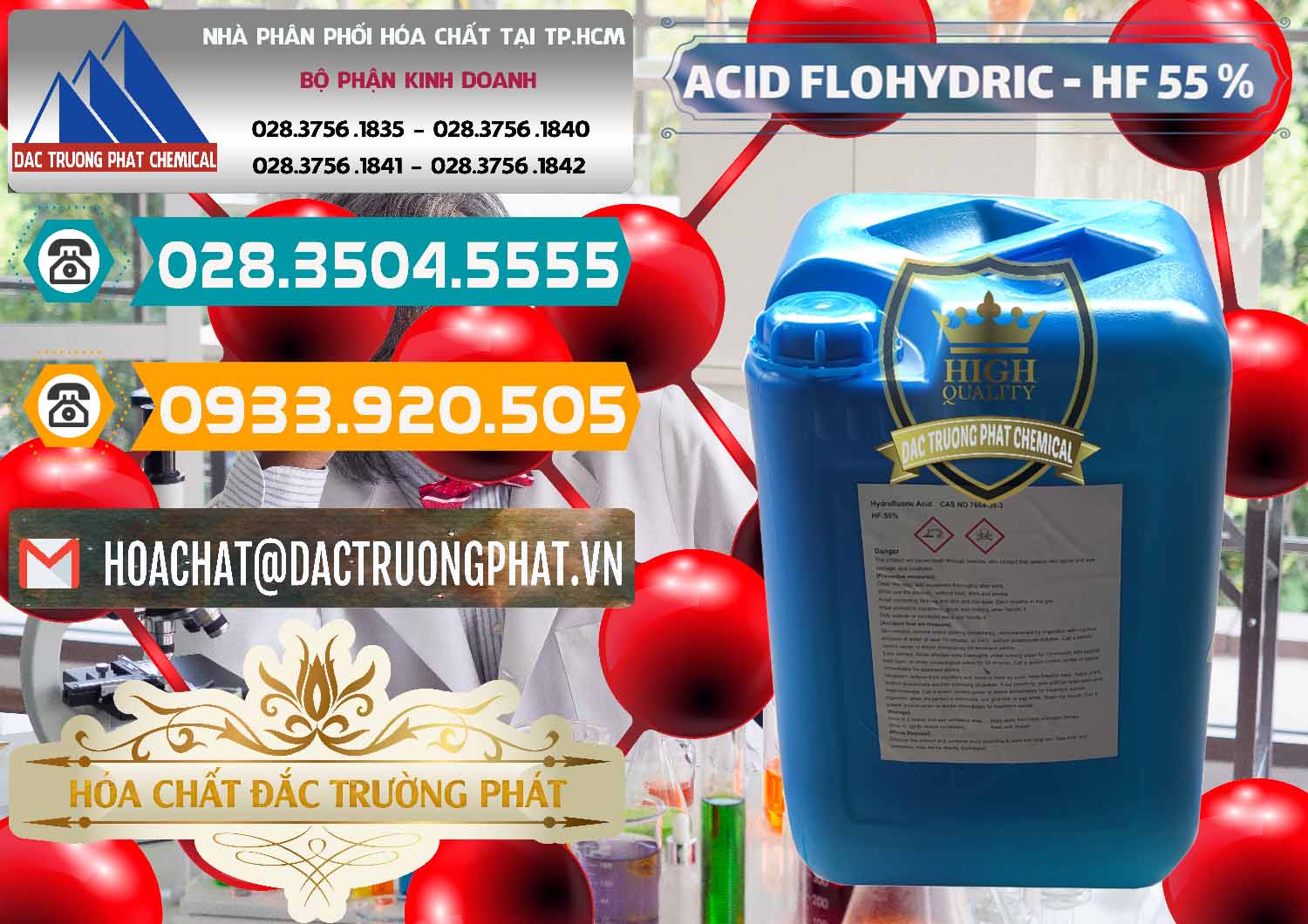 Công ty cung ứng & bán Axit HF - Acid HF 55% Can Xanh Trung Quốc China - 0080 - Nhà cung cấp và phân phối hóa chất tại TP.HCM - congtyhoachat.vn