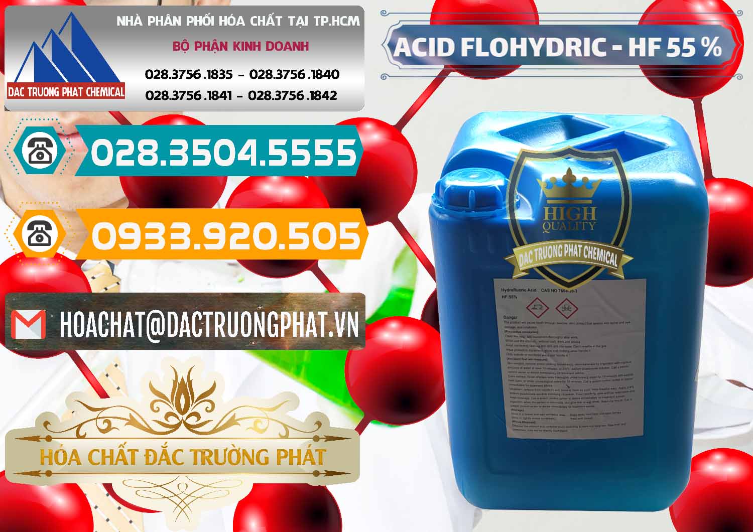 Công ty chuyên bán _ cung ứng Axit HF - Acid HF 55% Can Xanh Trung Quốc China - 0080 - Công ty nhập khẩu _ cung cấp hóa chất tại TP.HCM - congtyhoachat.vn